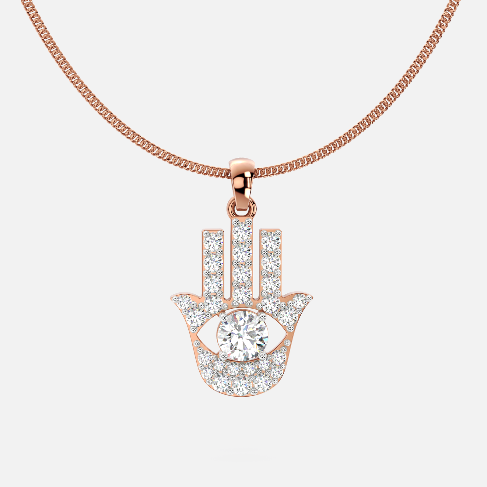 Evil Eye Diamond Pendant