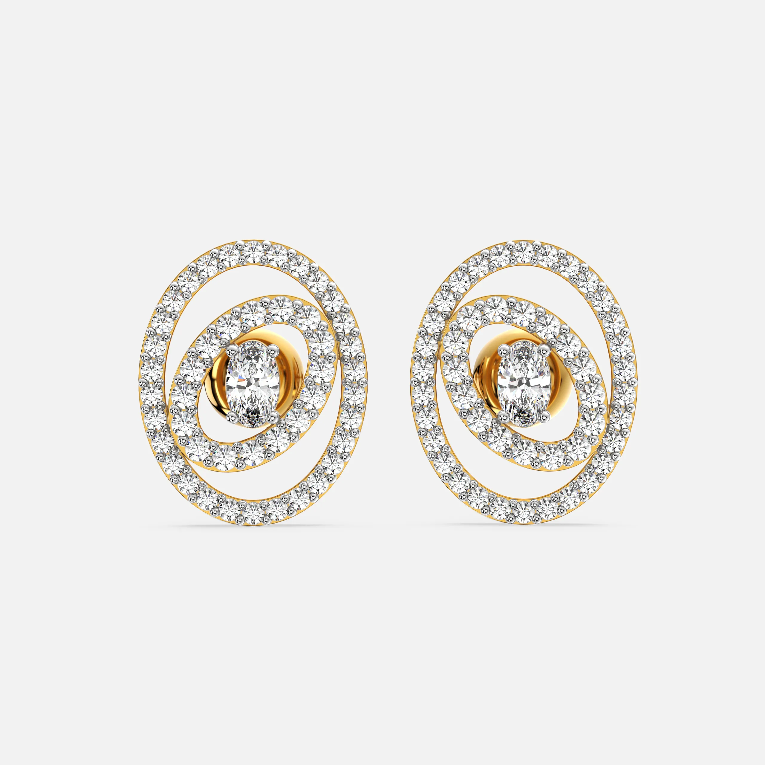 Auralyn Orbit Diamond Earrings
