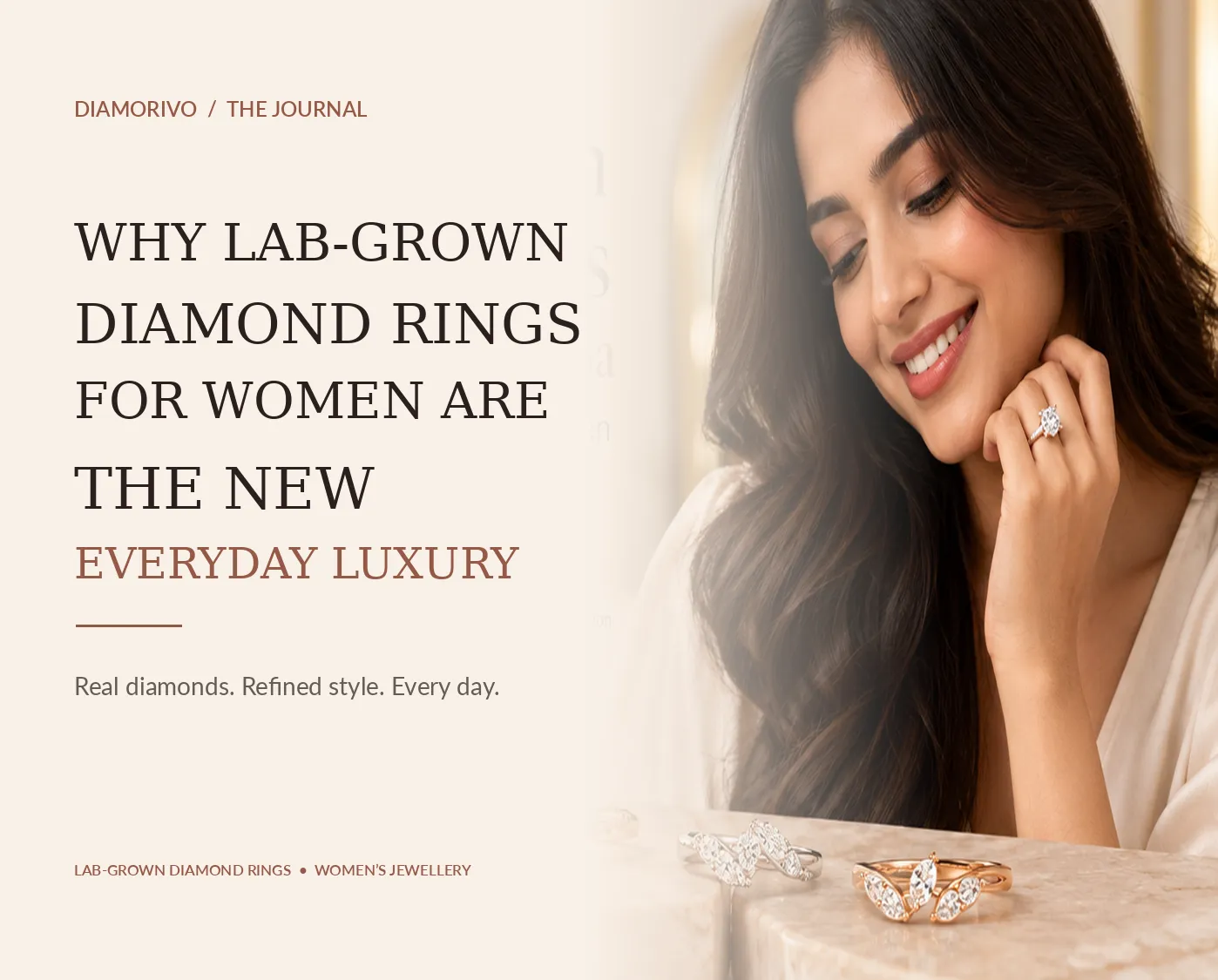 Why Lab-Grown Diamond Rings for Women Are the New Everyday Luxury