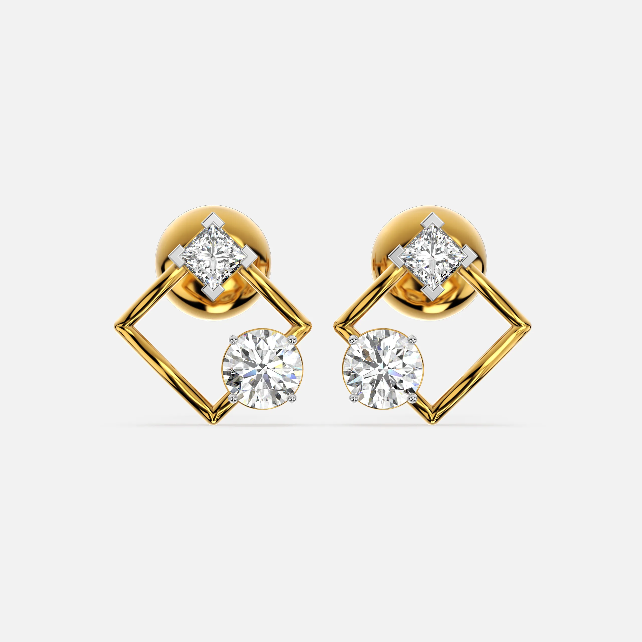 Chic Unity Diamond Earring