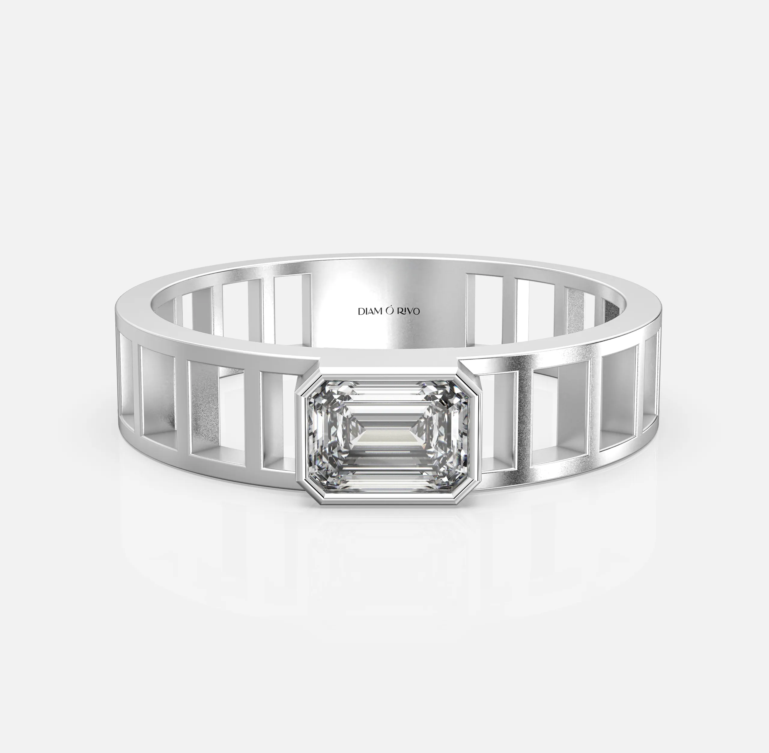 Apex Frame Diamond Men’s Ring