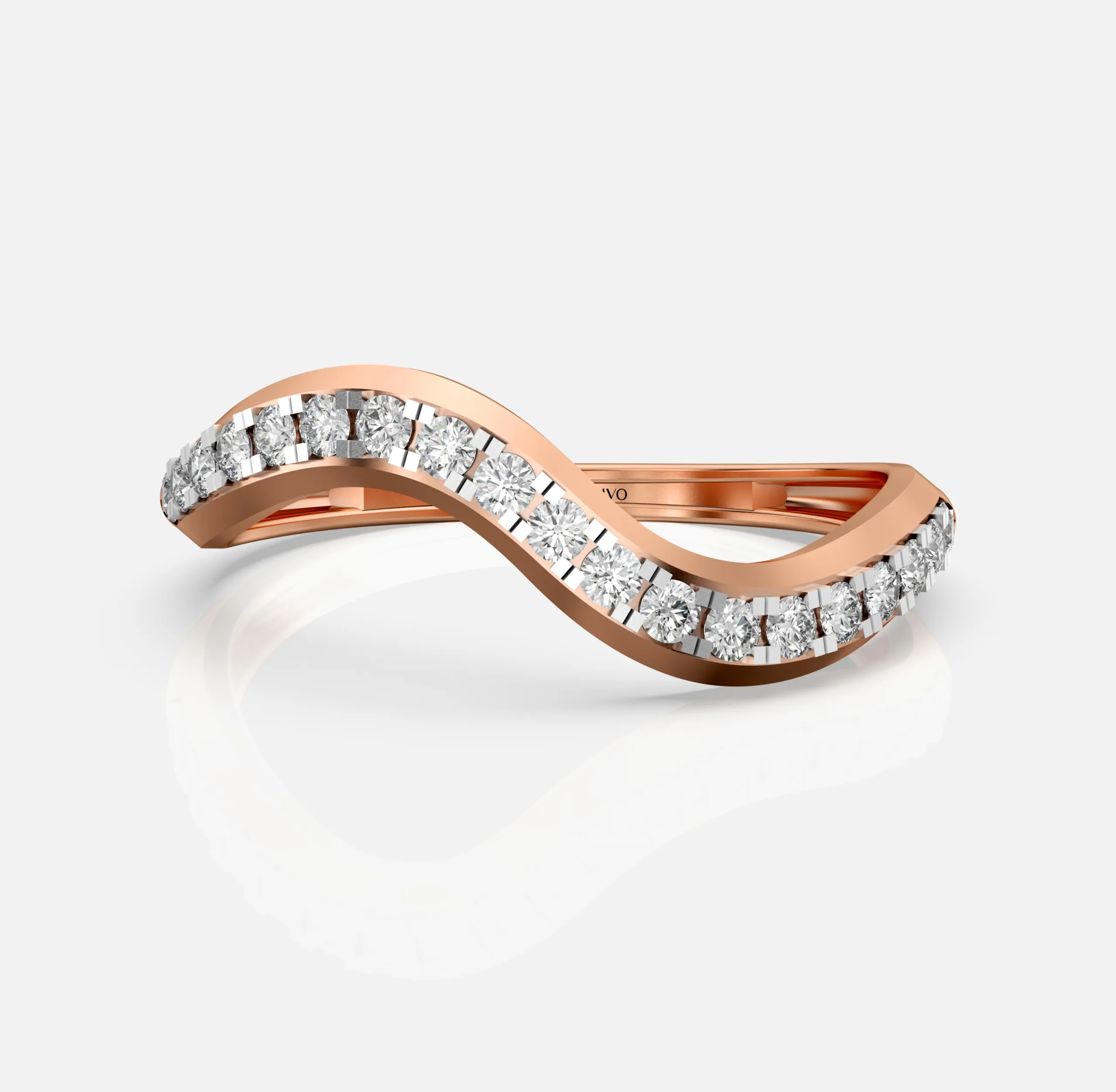 Eterna Wave Diamond Ring