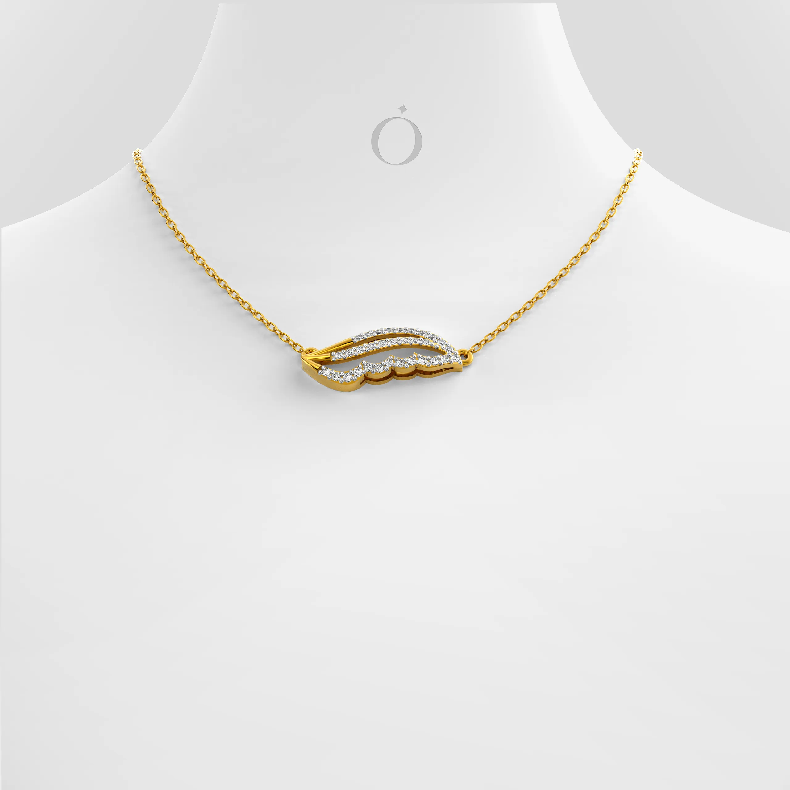 Lunavine Diamond Necklace