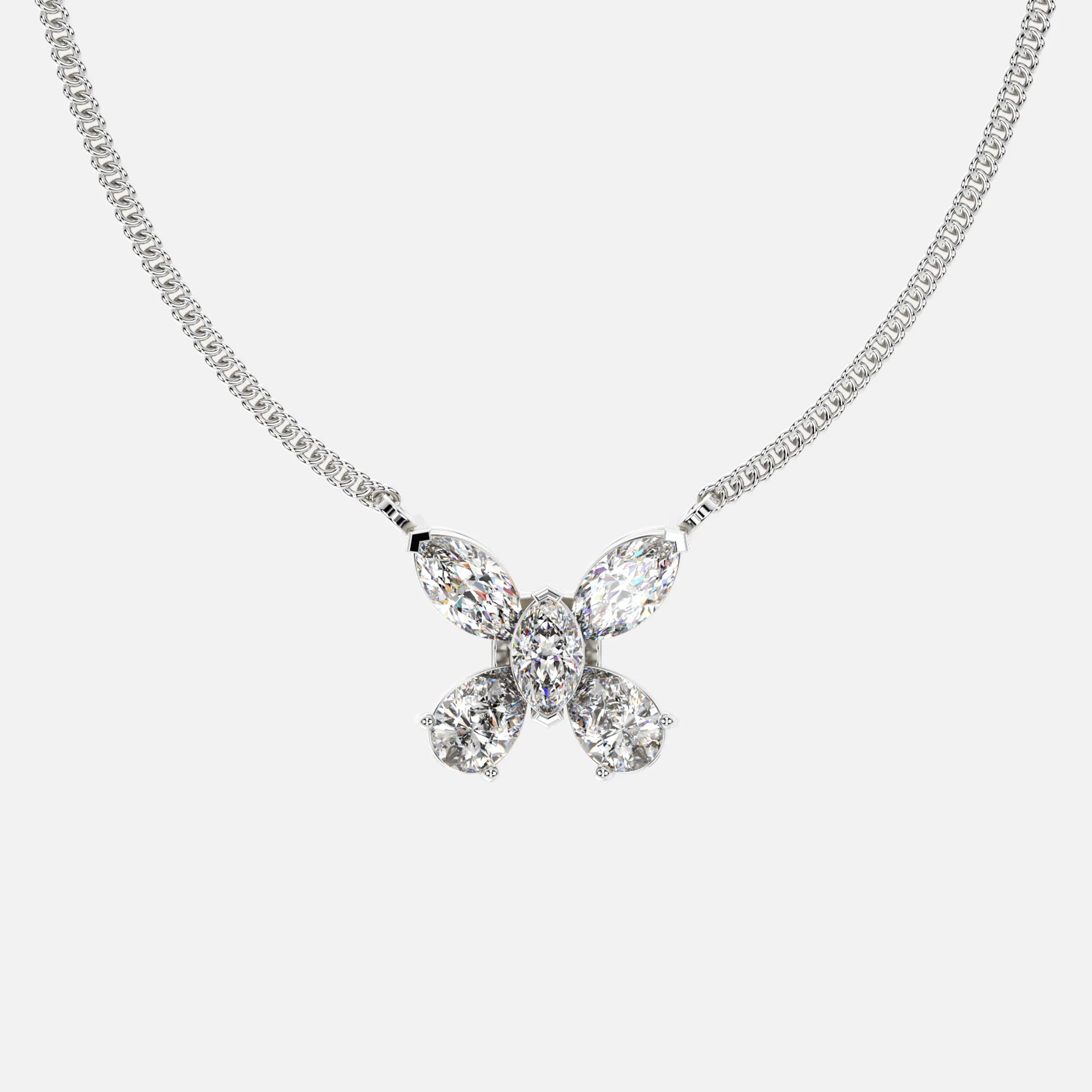 Diamond Butterfly Sparkle Pendant