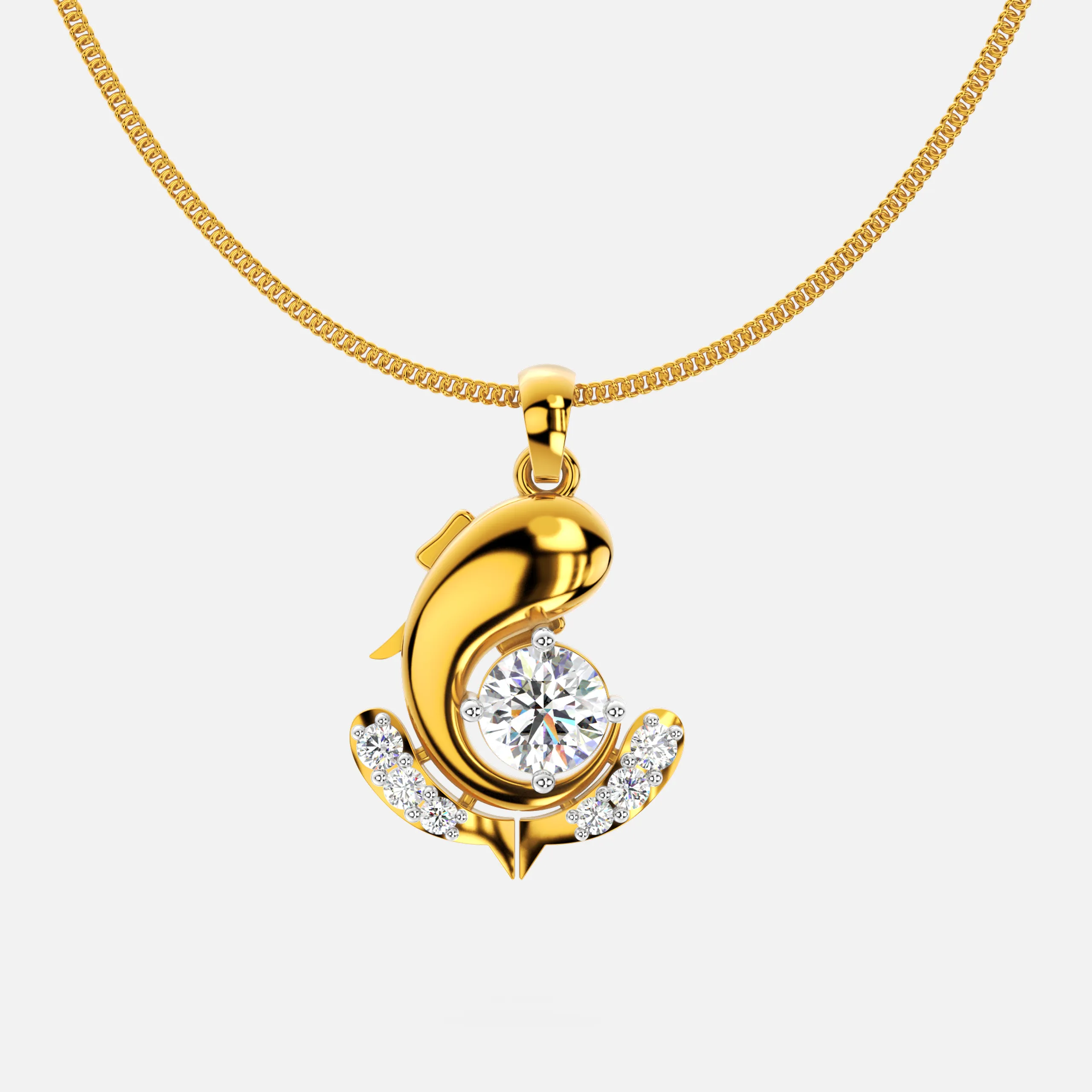 Siddhi Ganesha Diamond Pendant