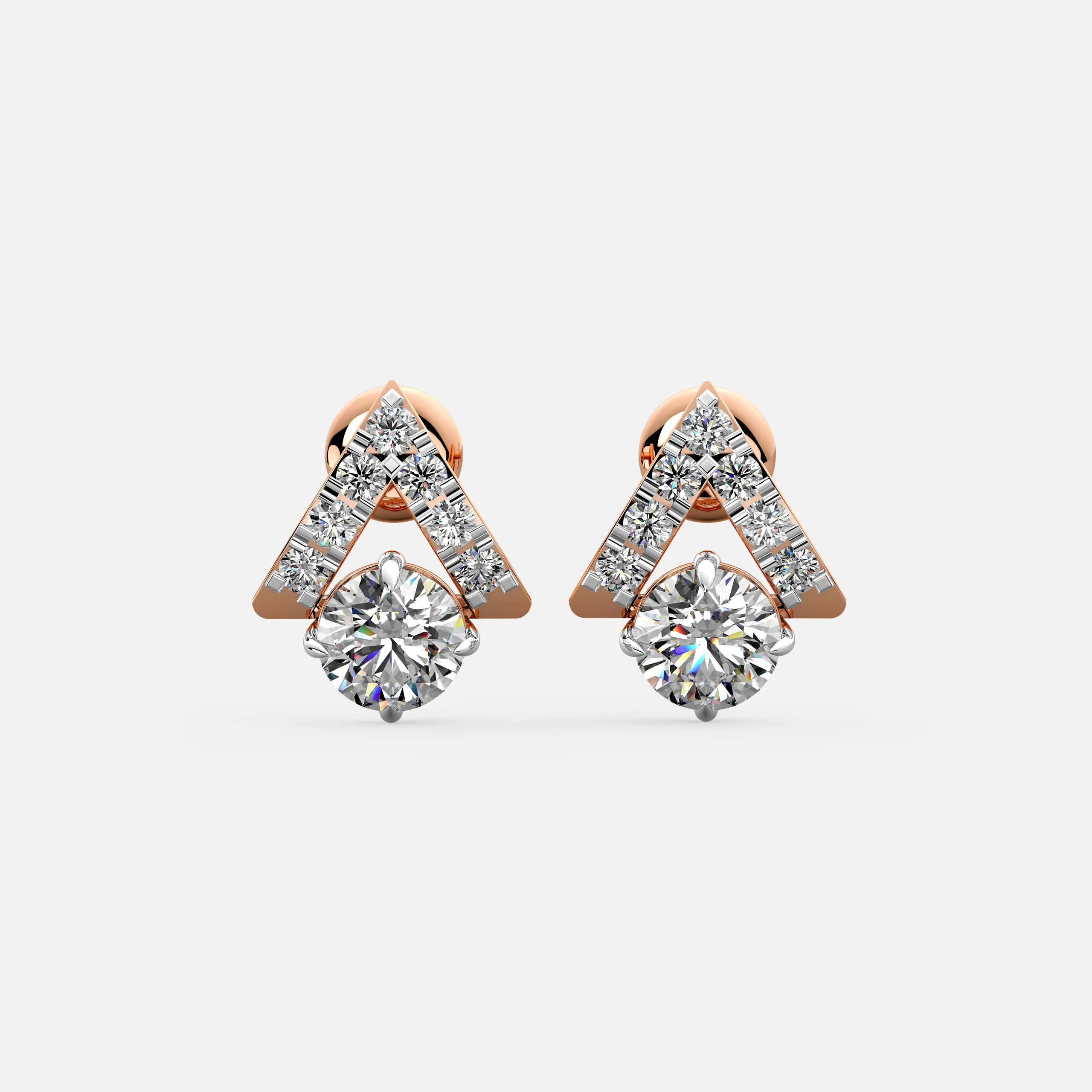 Vertex Diamond Earrings