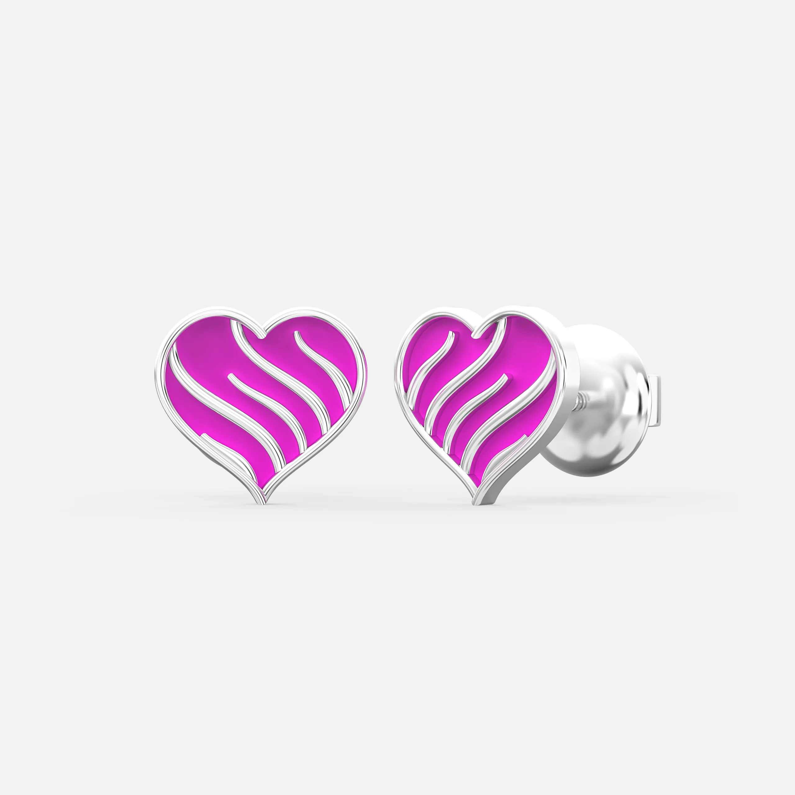 Amoura Wave Heart Earring