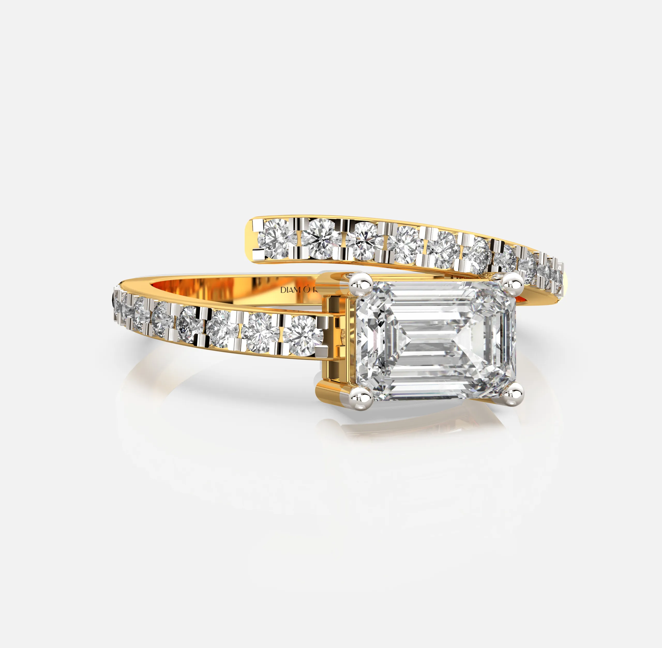 Radiance Flow Diamond Ring