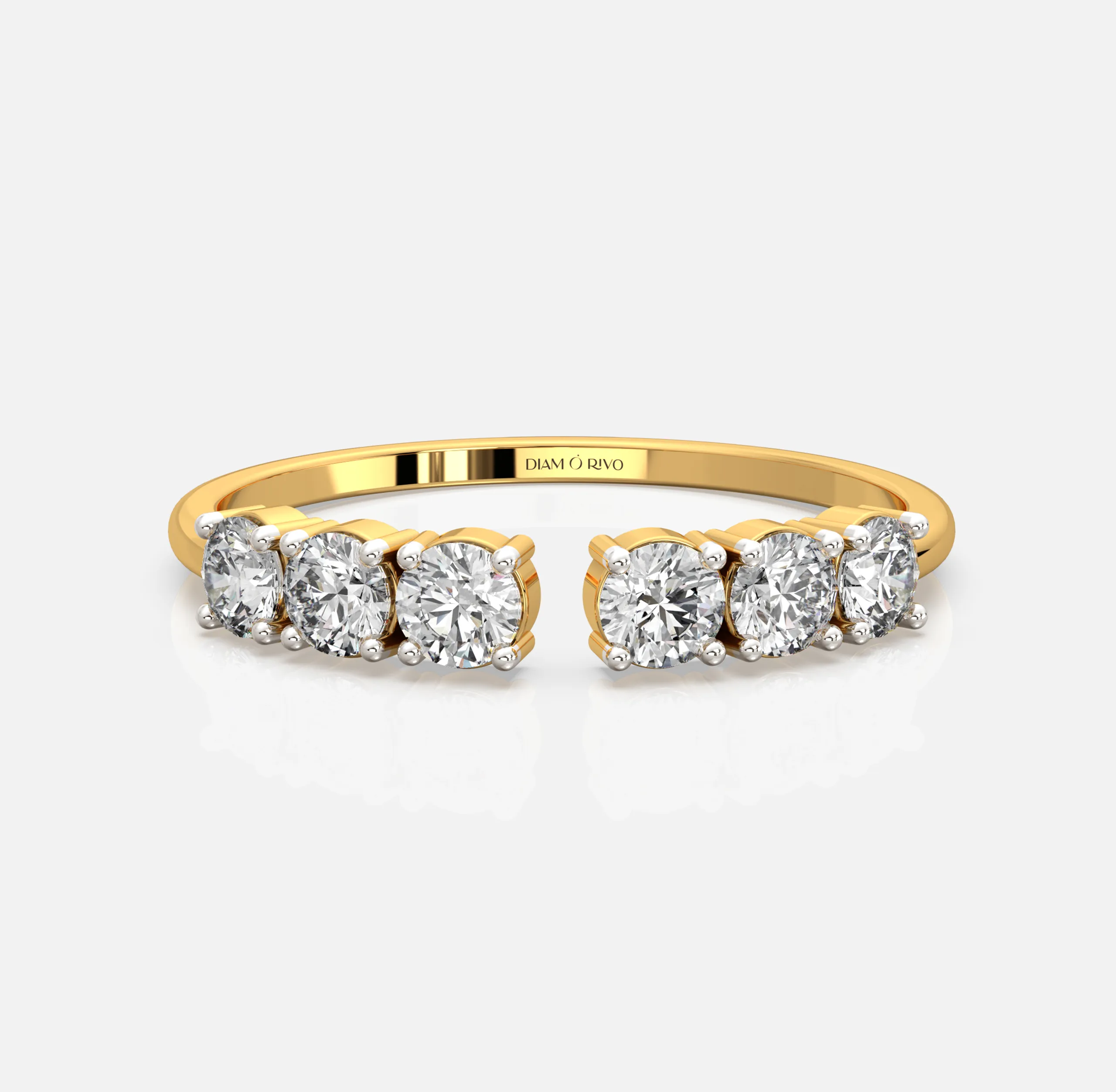 Split Shank Diamond Band