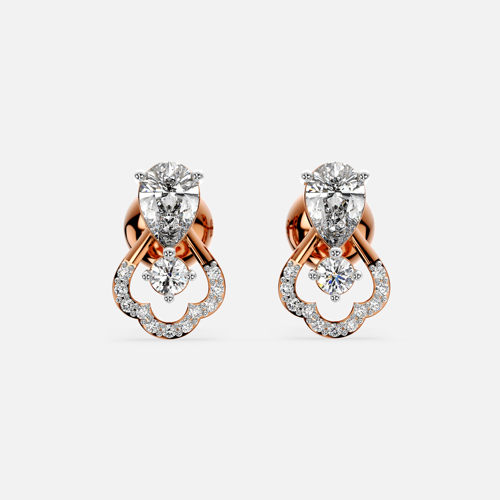 Teardrop Radiance Diamond Earrings
