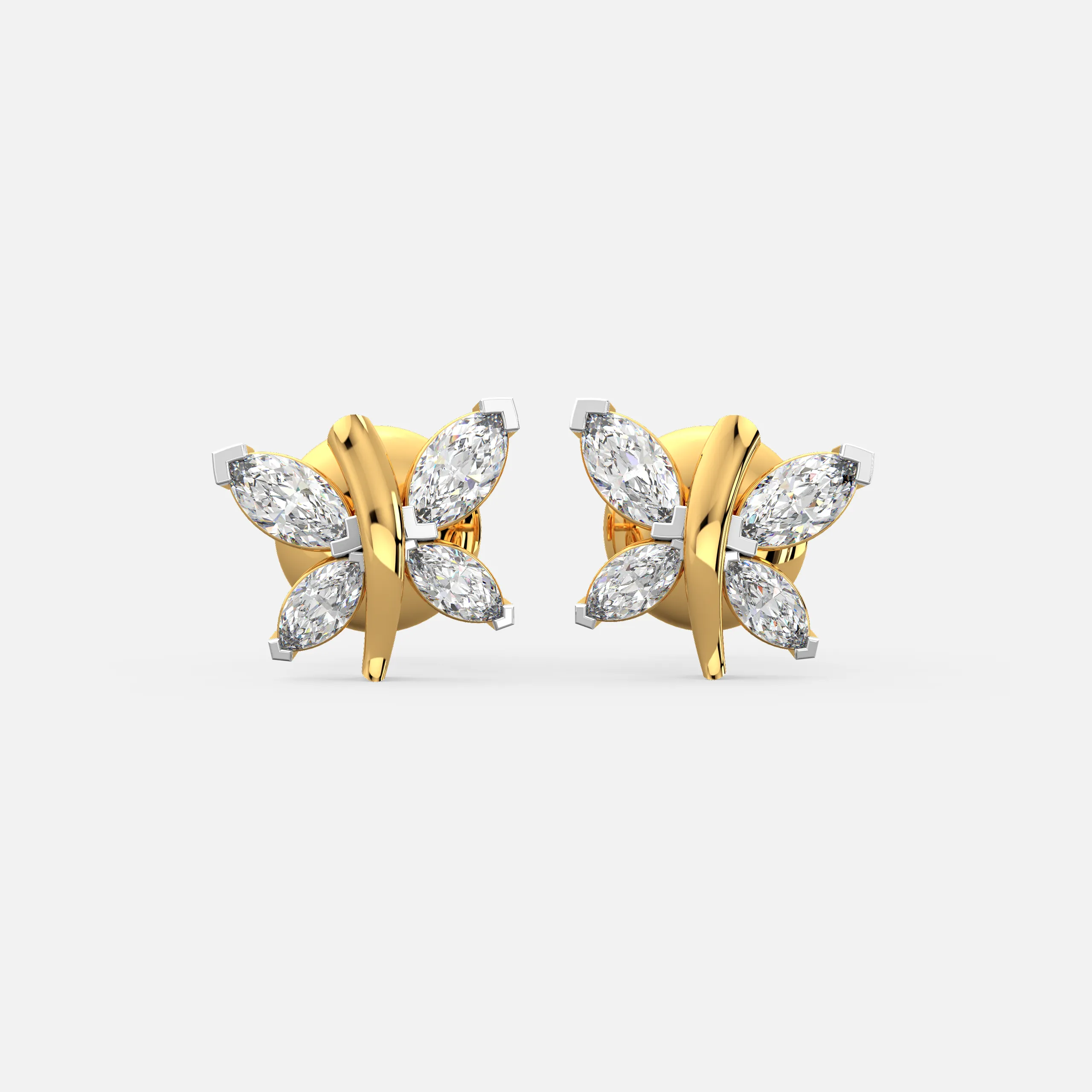 Luxe Flutter Diamond Earrings