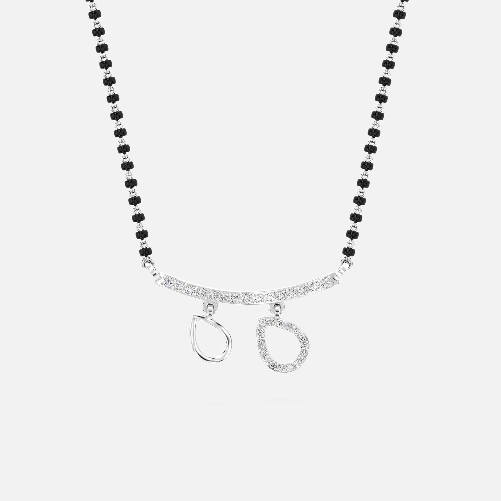 Duo Drop Charm Mangalsutra