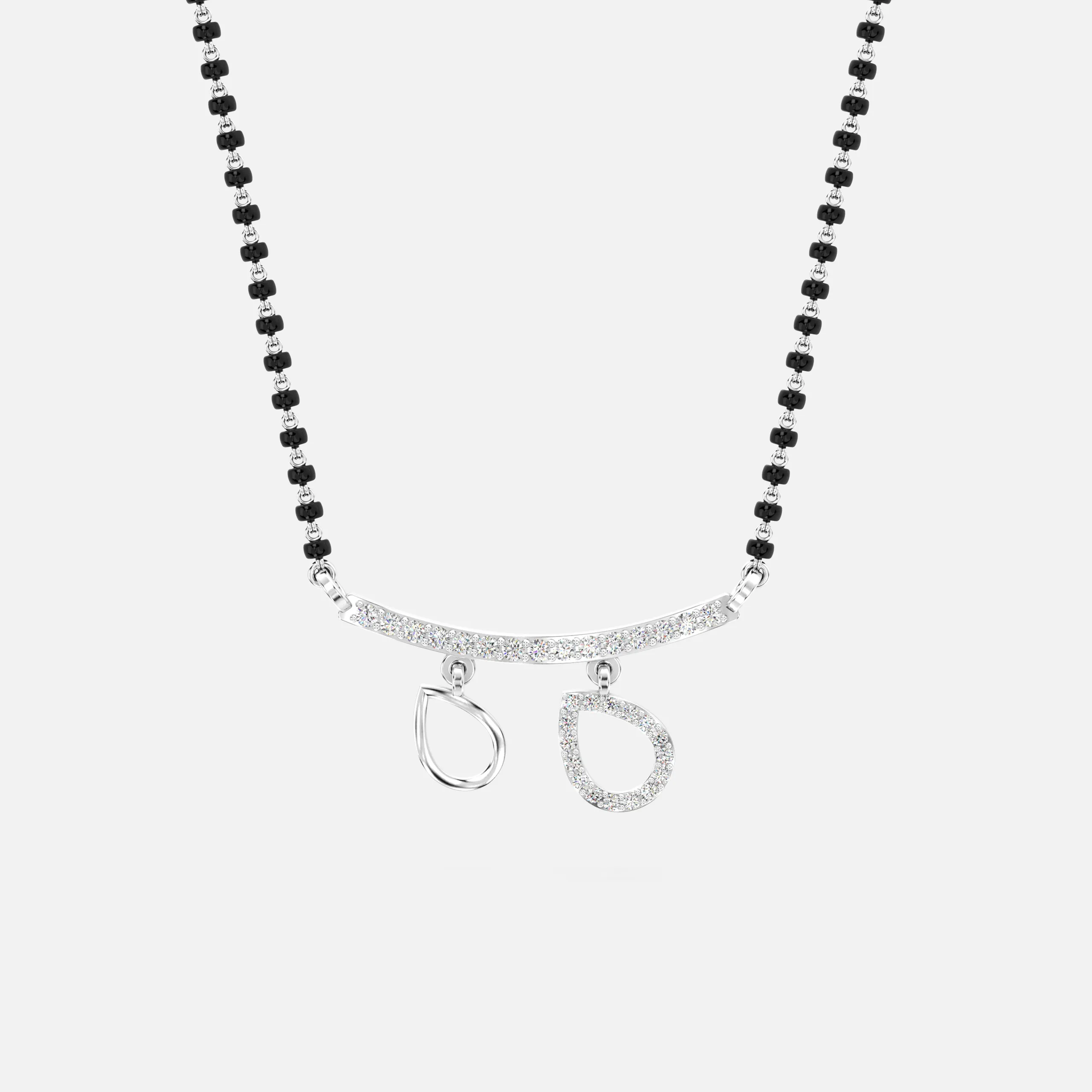 Duo Drop Charm Mangalsutra