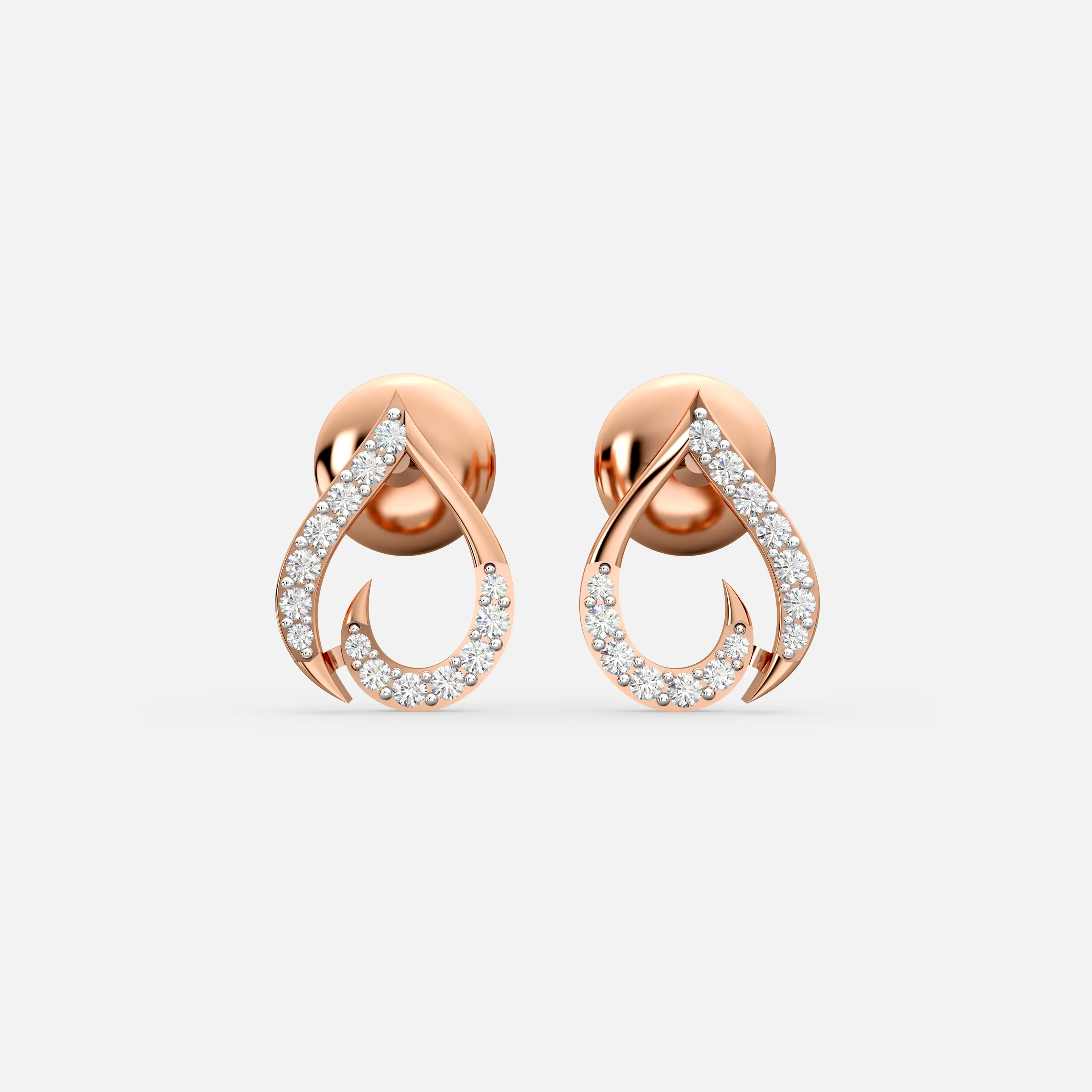Luna Flow Diamond Earrings