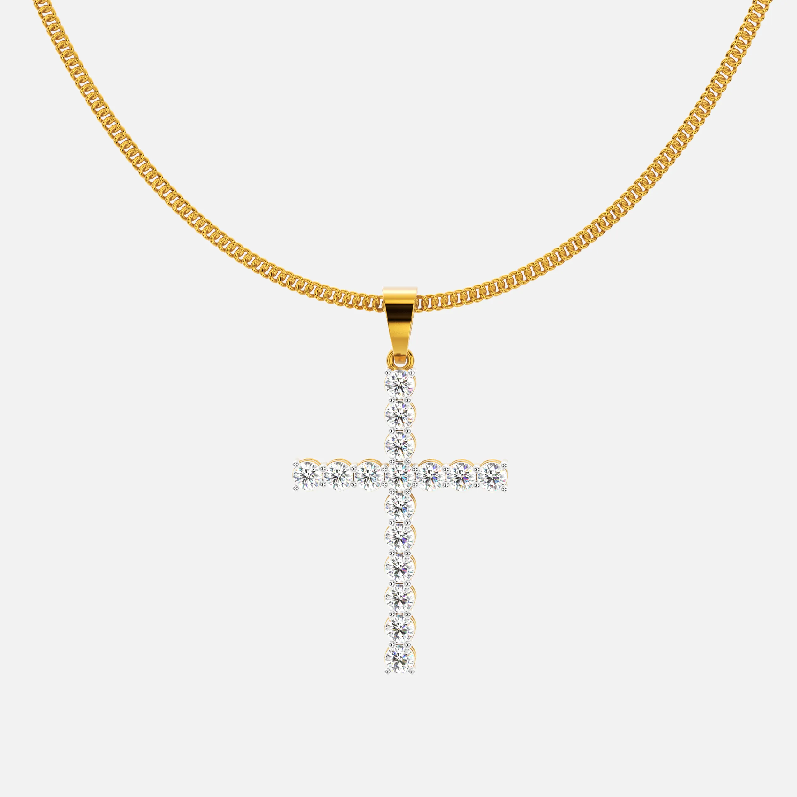Divine Diamond Cross Pendant