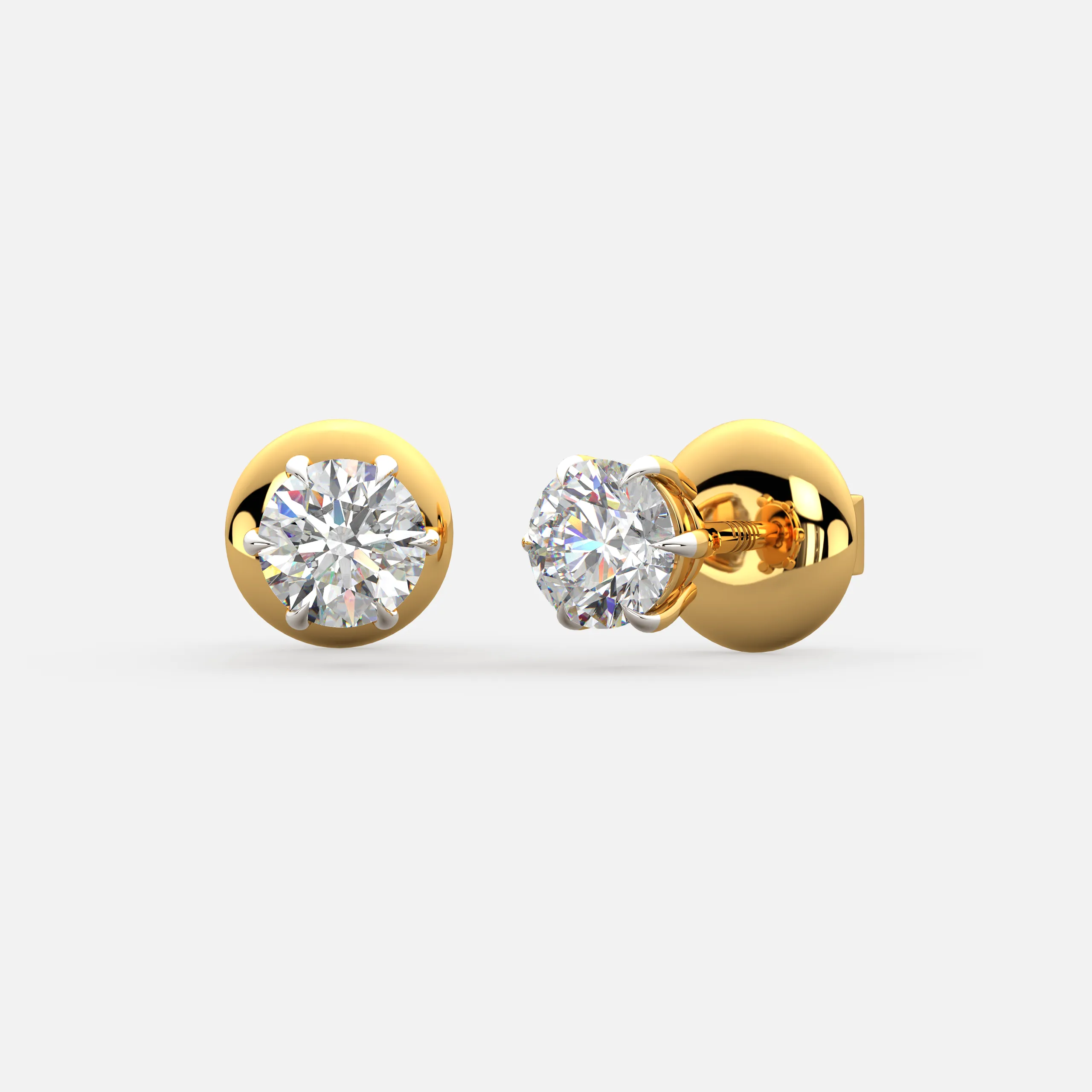 Eterna Round Earrings