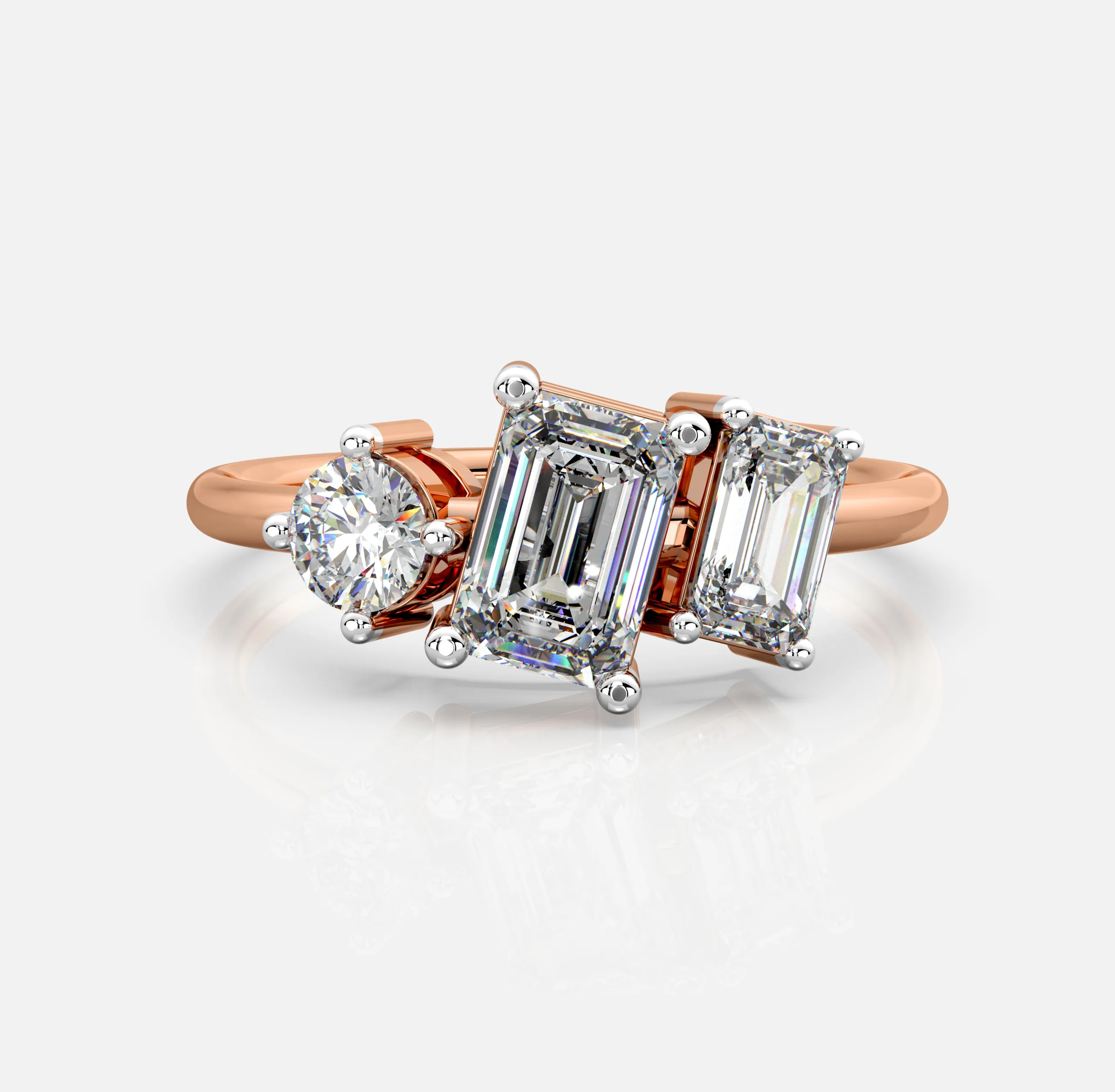 Trinity Glow Diamond Ring
