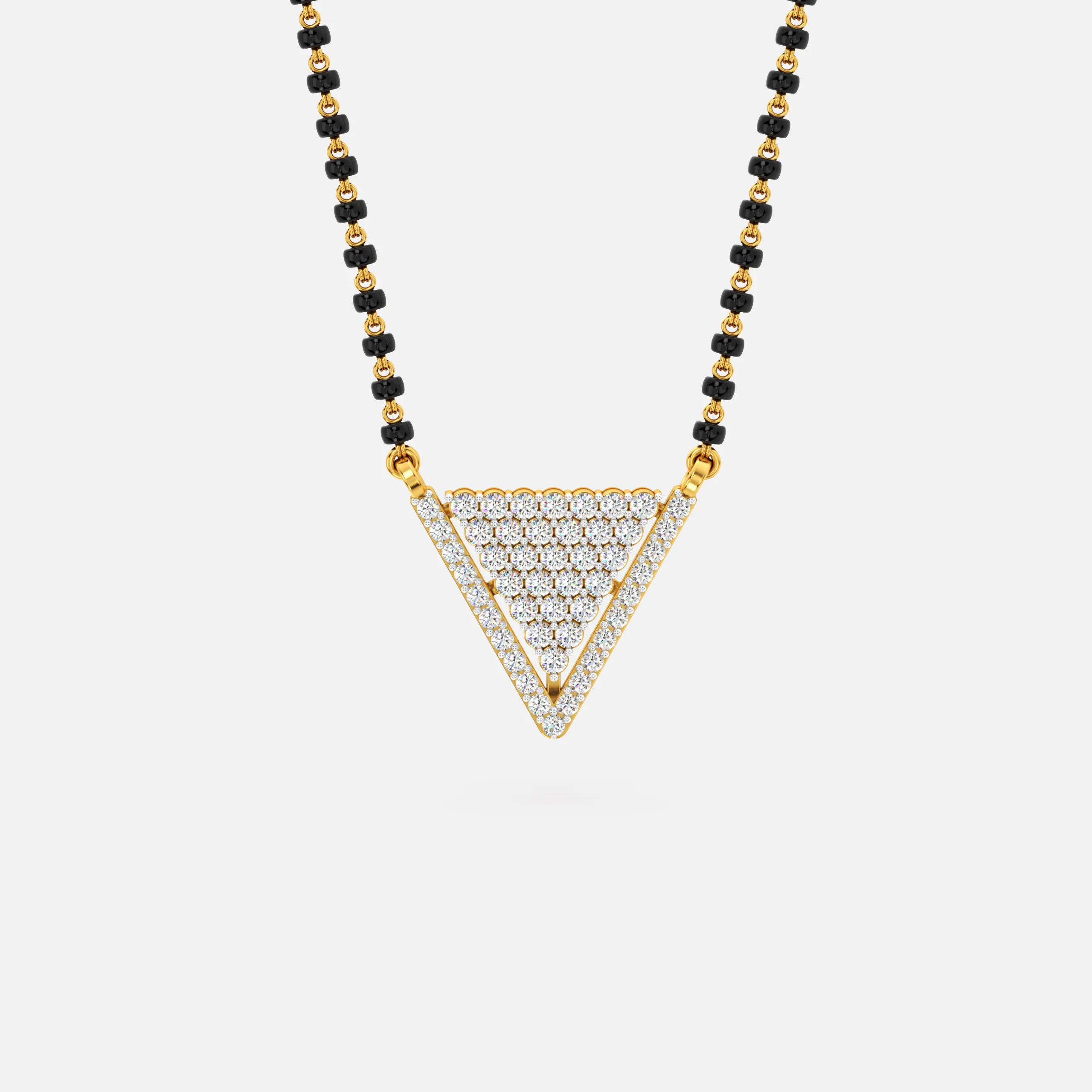 Diamond Triangular Mangalsutra