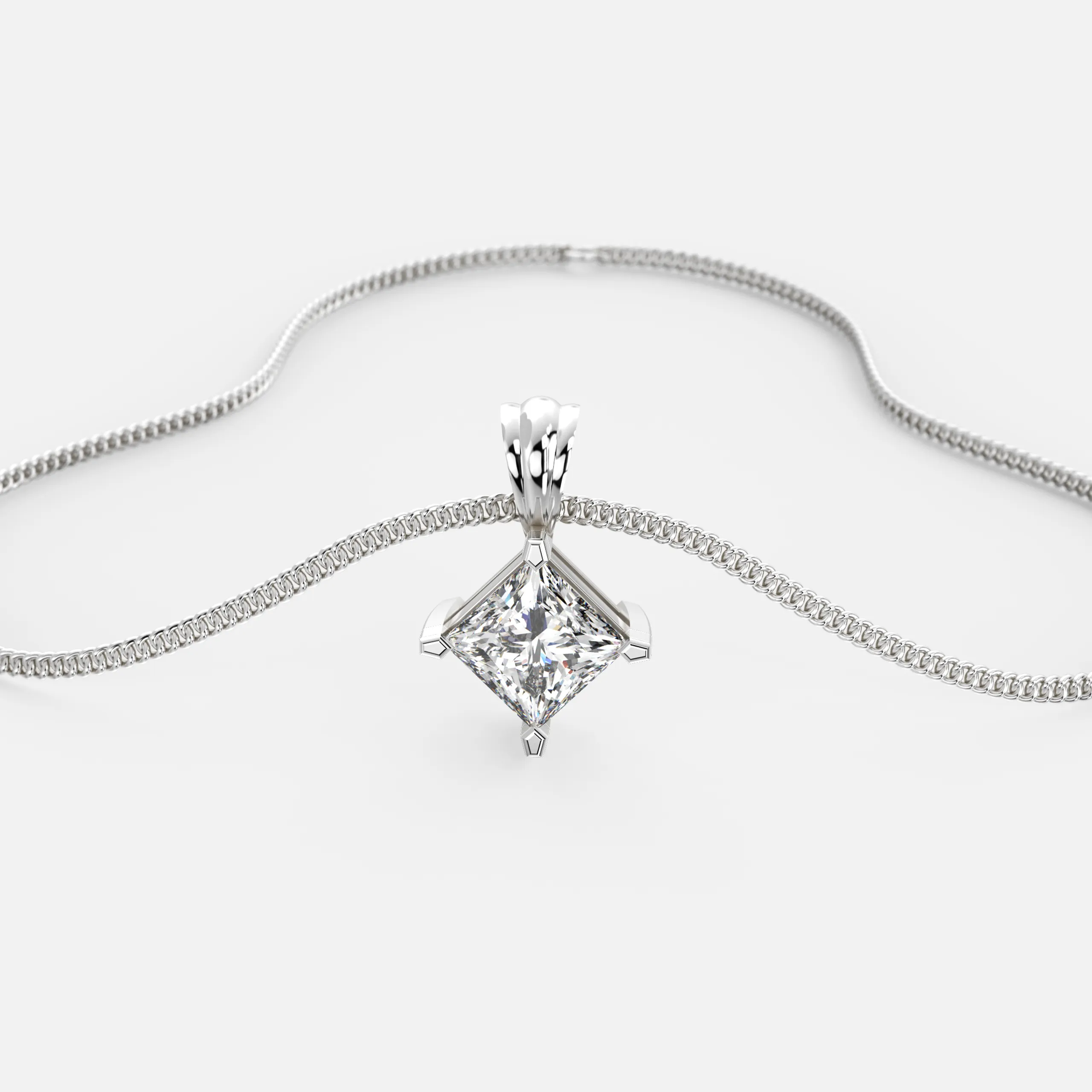 Allure Princess Diamond Pendant