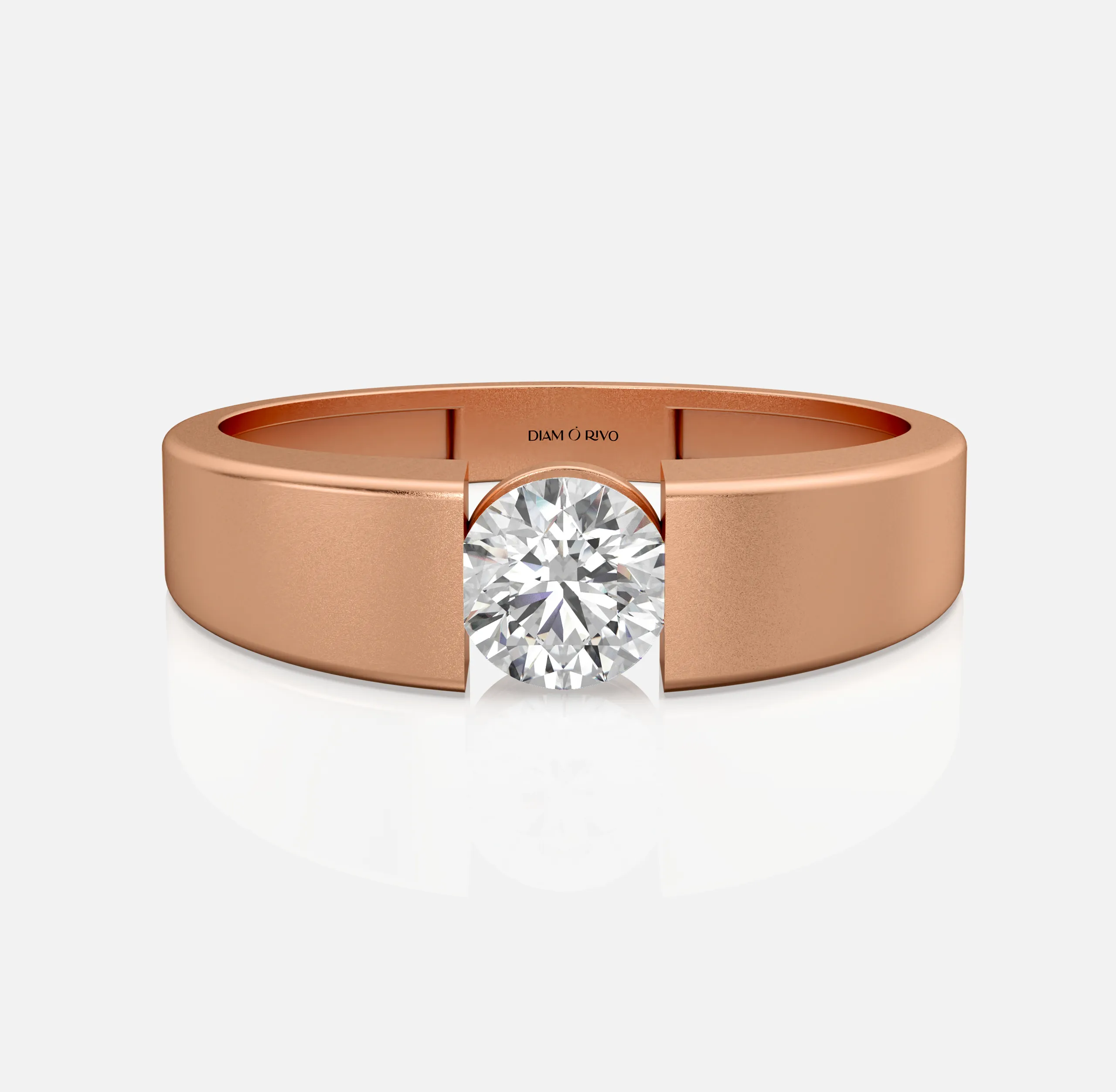 Split Edge Diamond Ring
