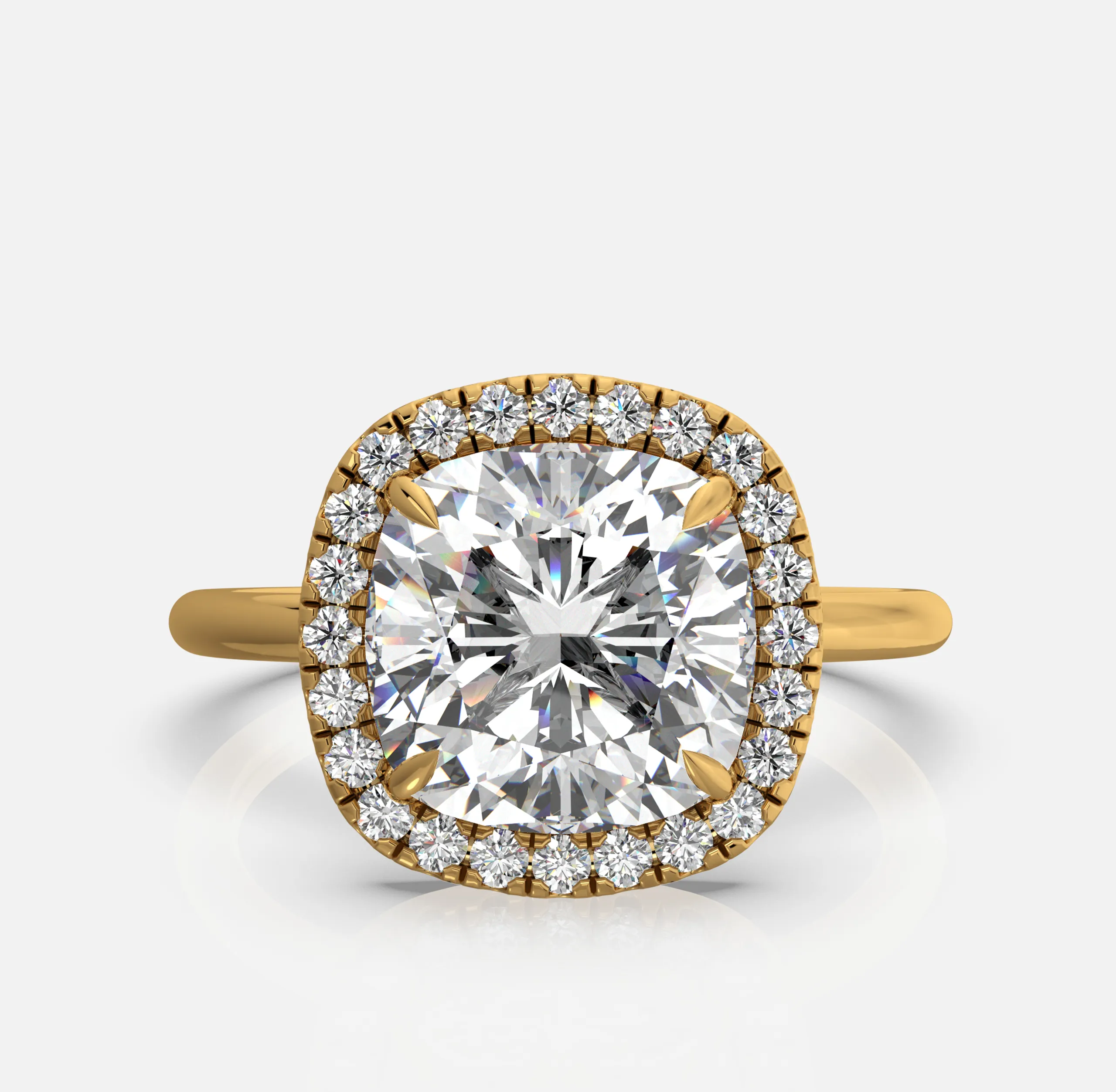 Celeste Cushion Diamond Ring