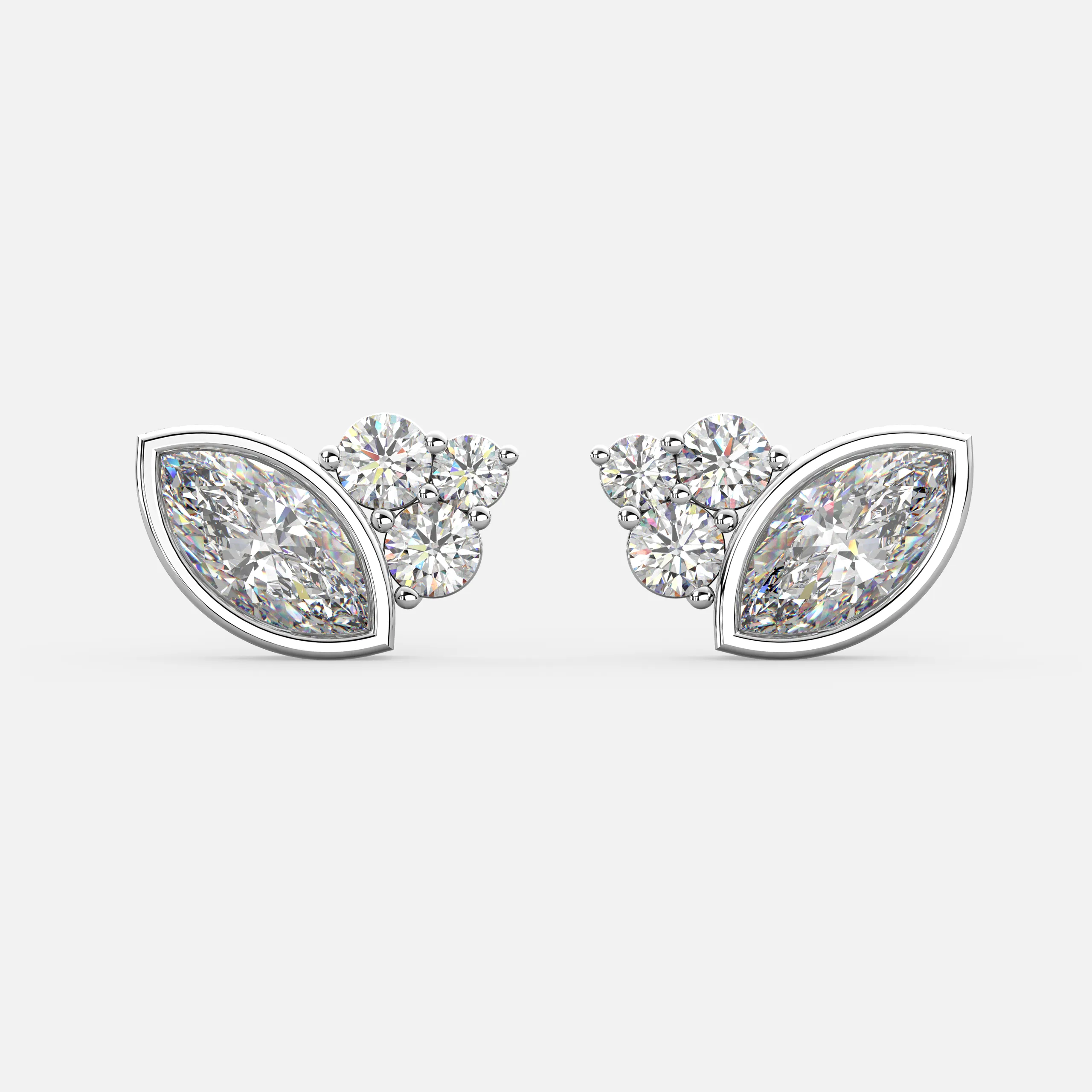 Radiant Leaf Studs