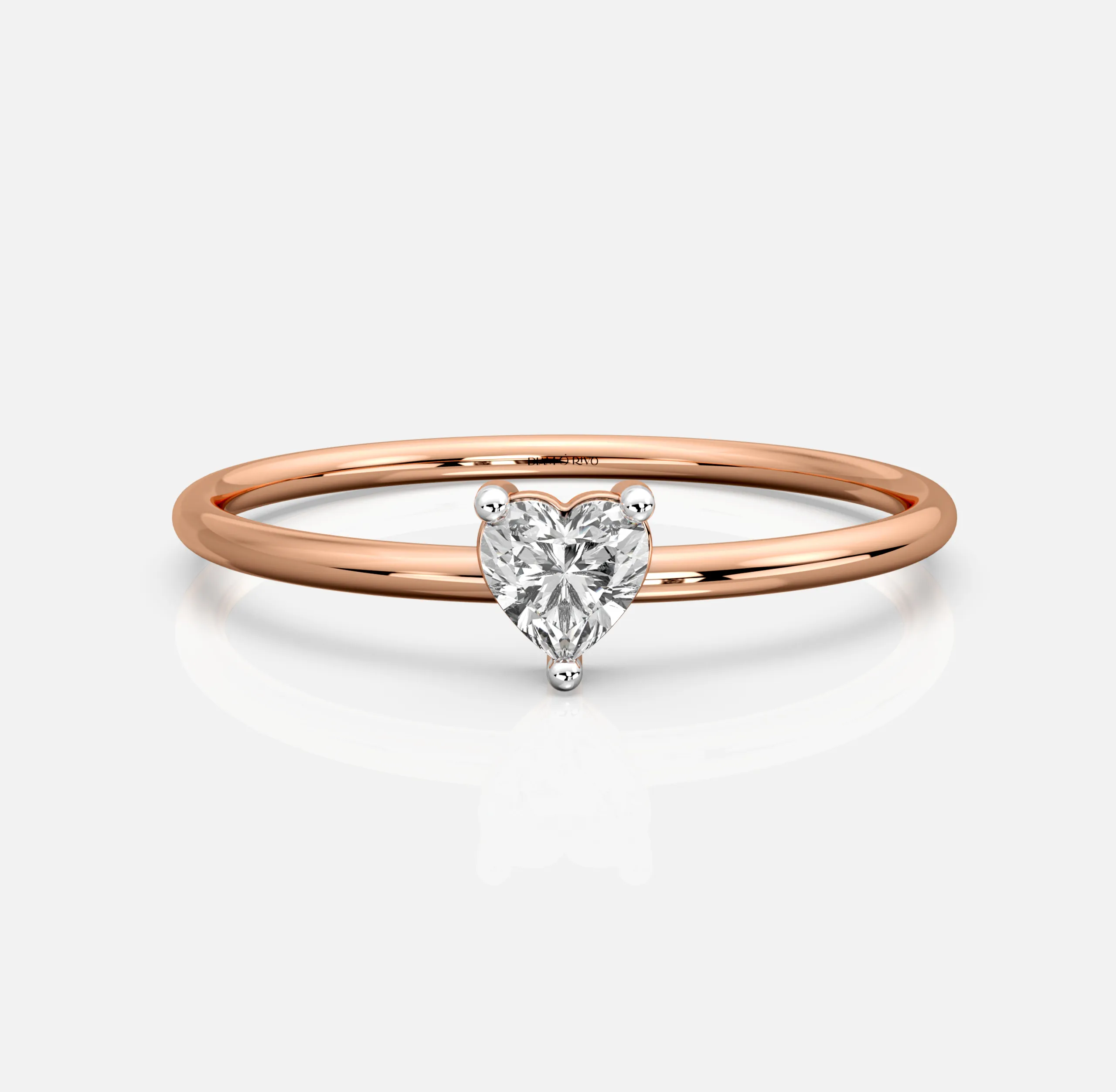 Heart Halo Diamond Ring