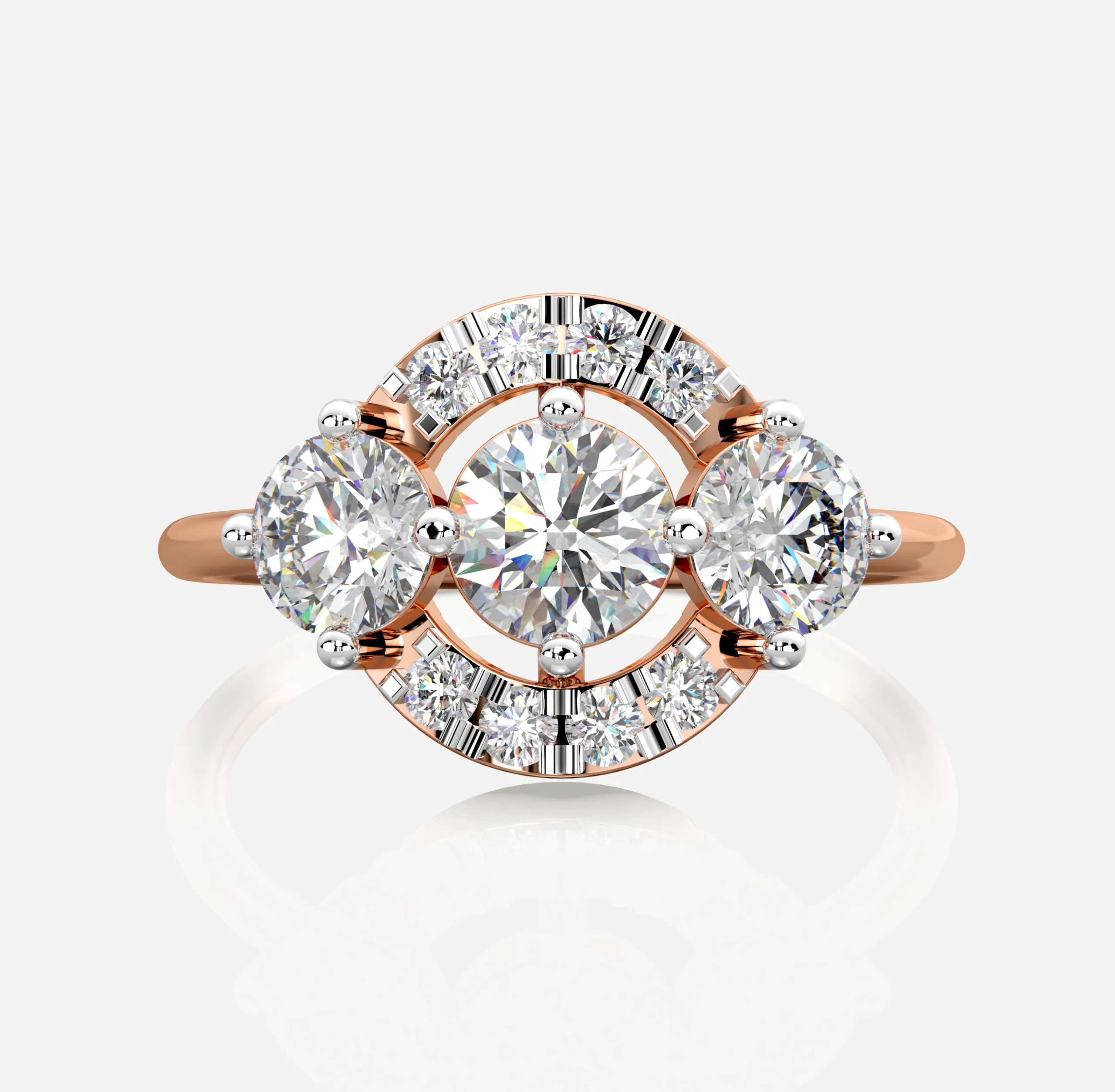 Halo Embrace Diamond Ring