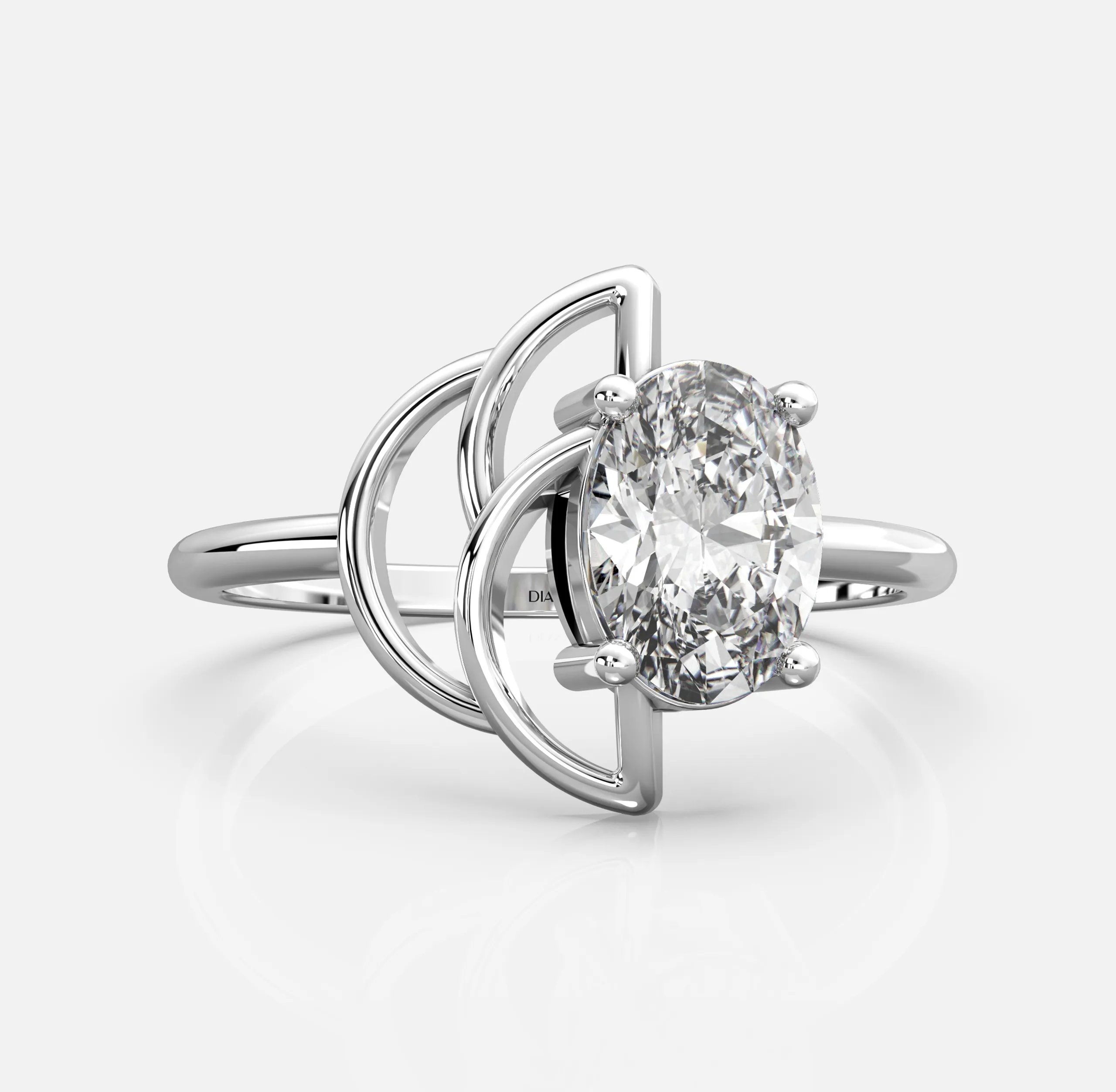 Celestial Arc Diamond Ring