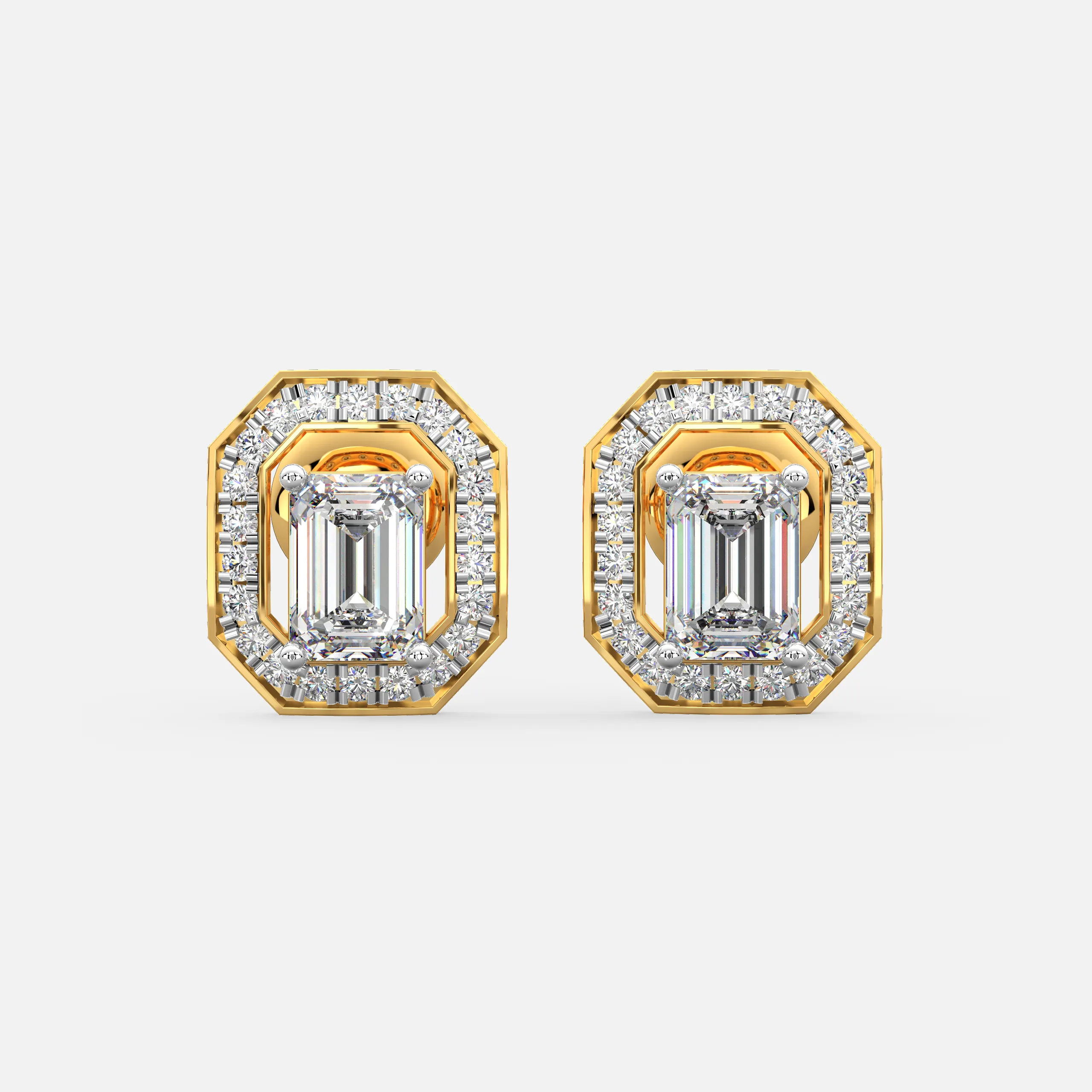 Imperial Frame Diamond Earrings
