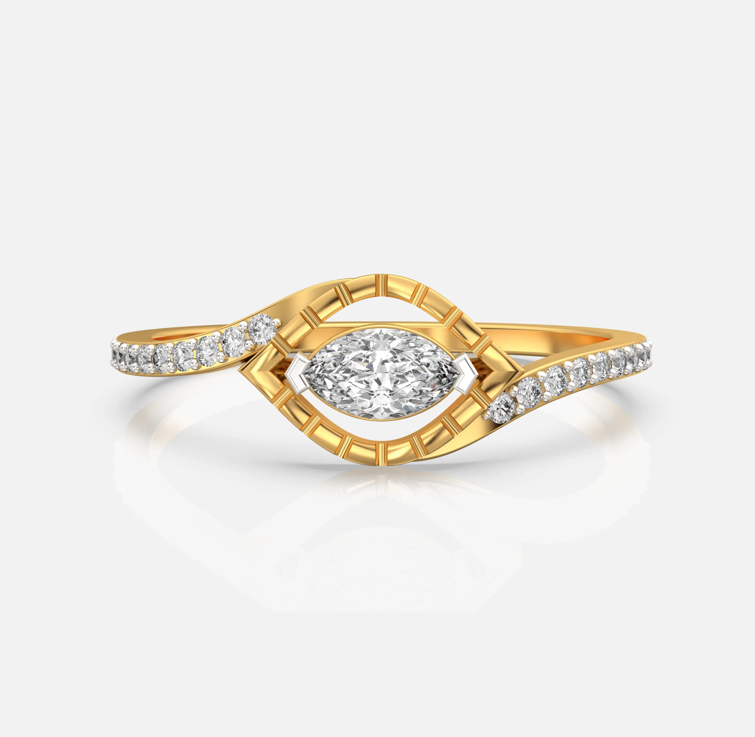 Eterna Eye Diamond Ring