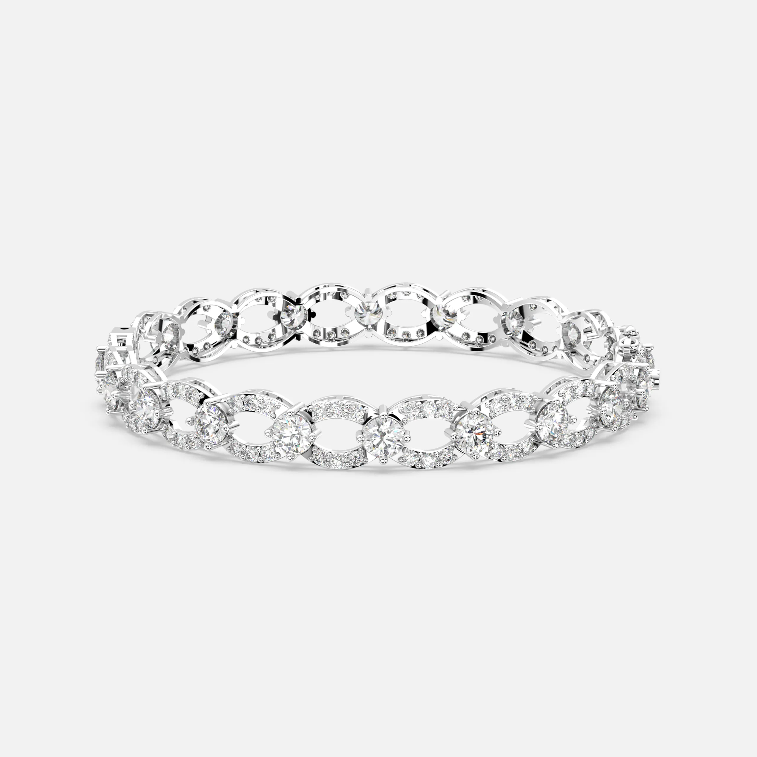 Eterna Oval Link Bangle