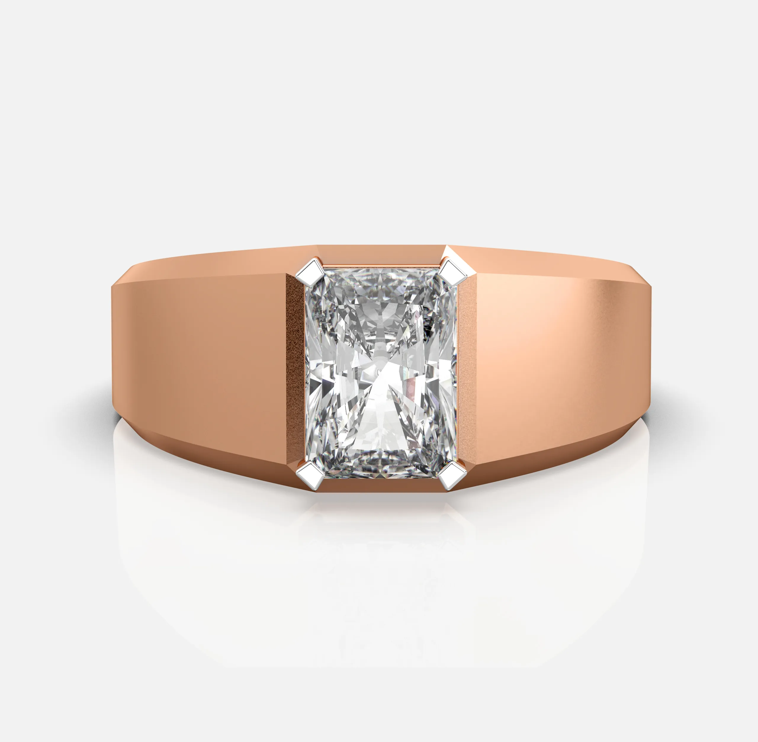 Regal Radiant Diamond Men’s Ring