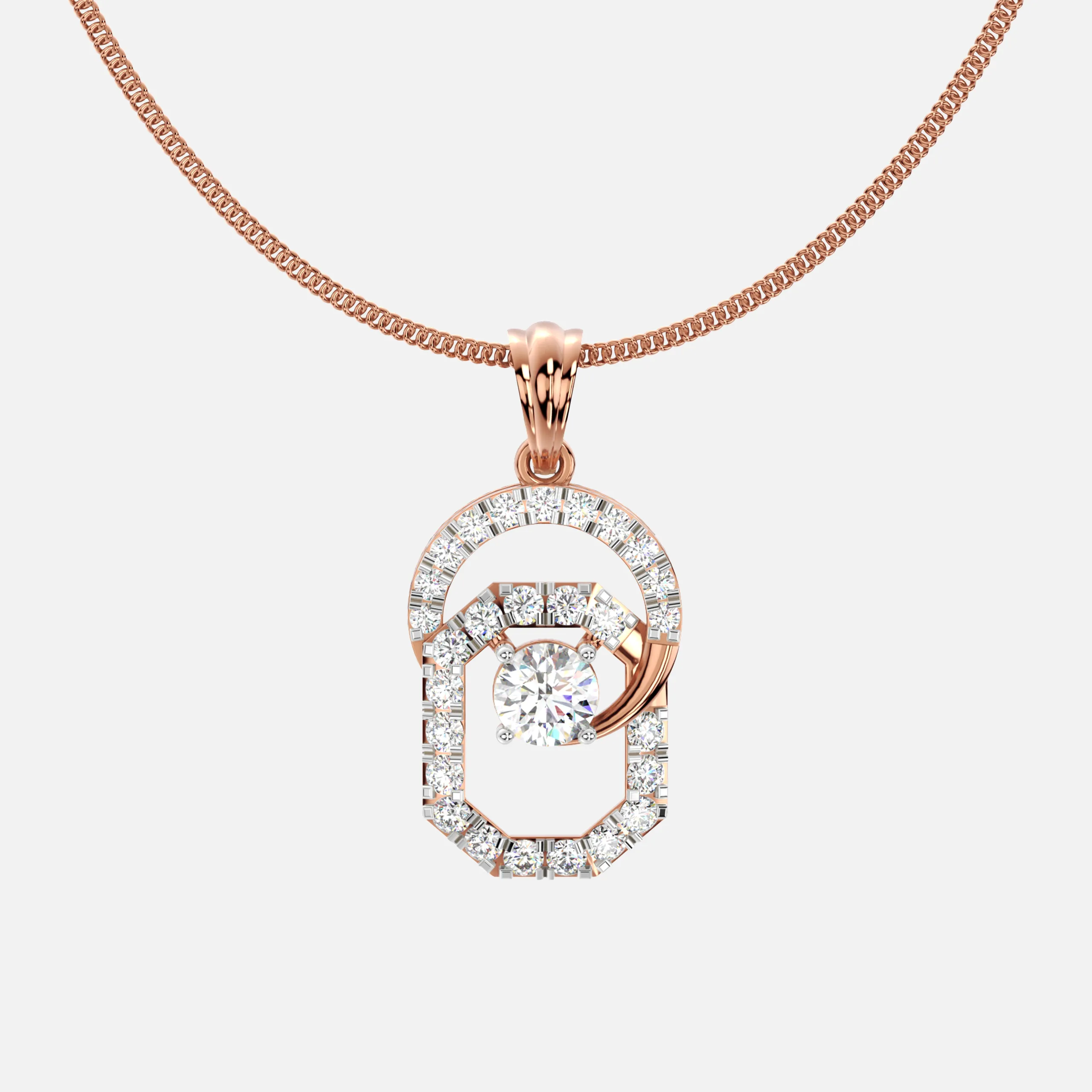Aura Loop Diamond Pendant