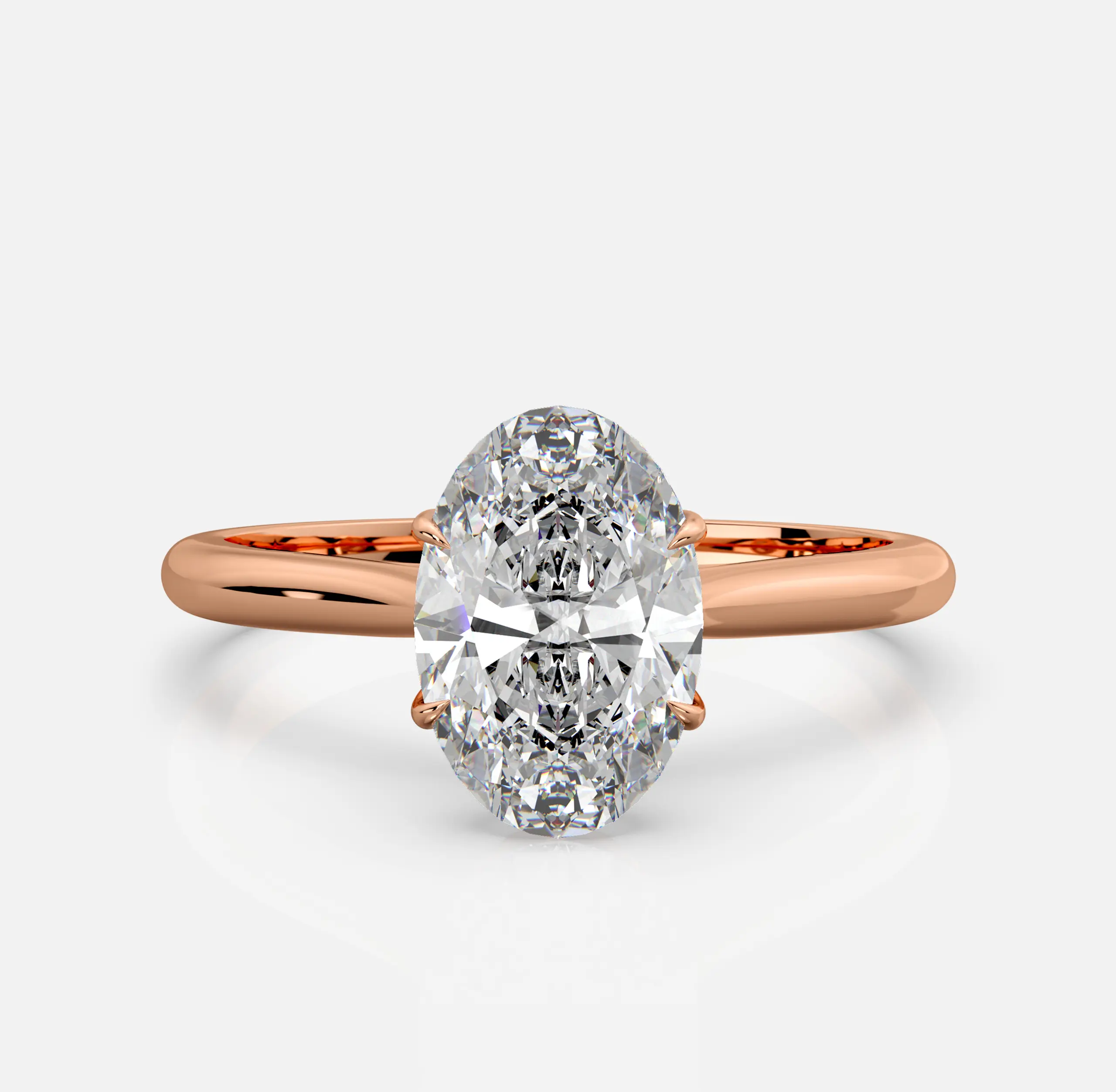Radiance Oval Diamond Ring