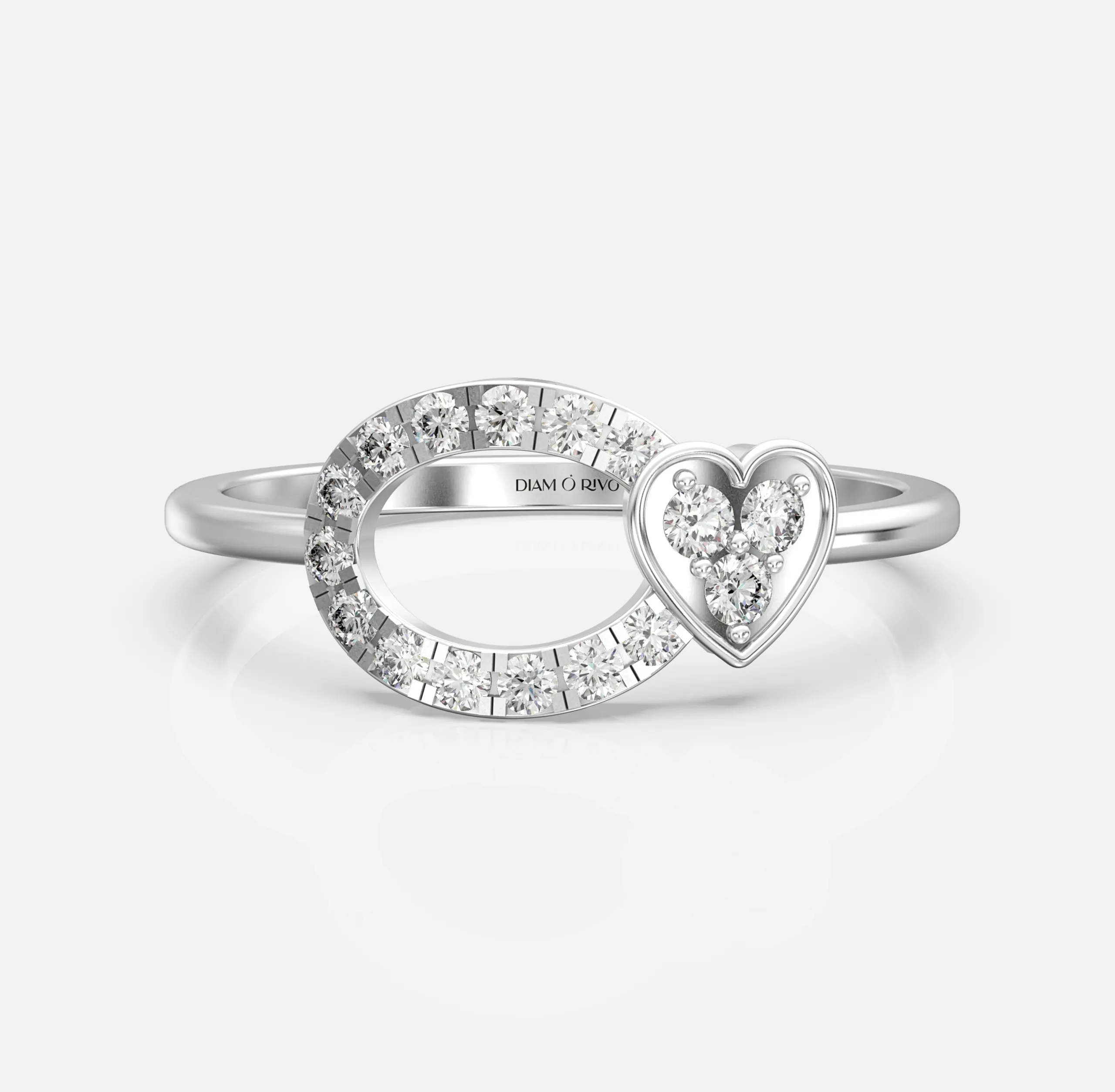 Eternal Heart Loop Ring