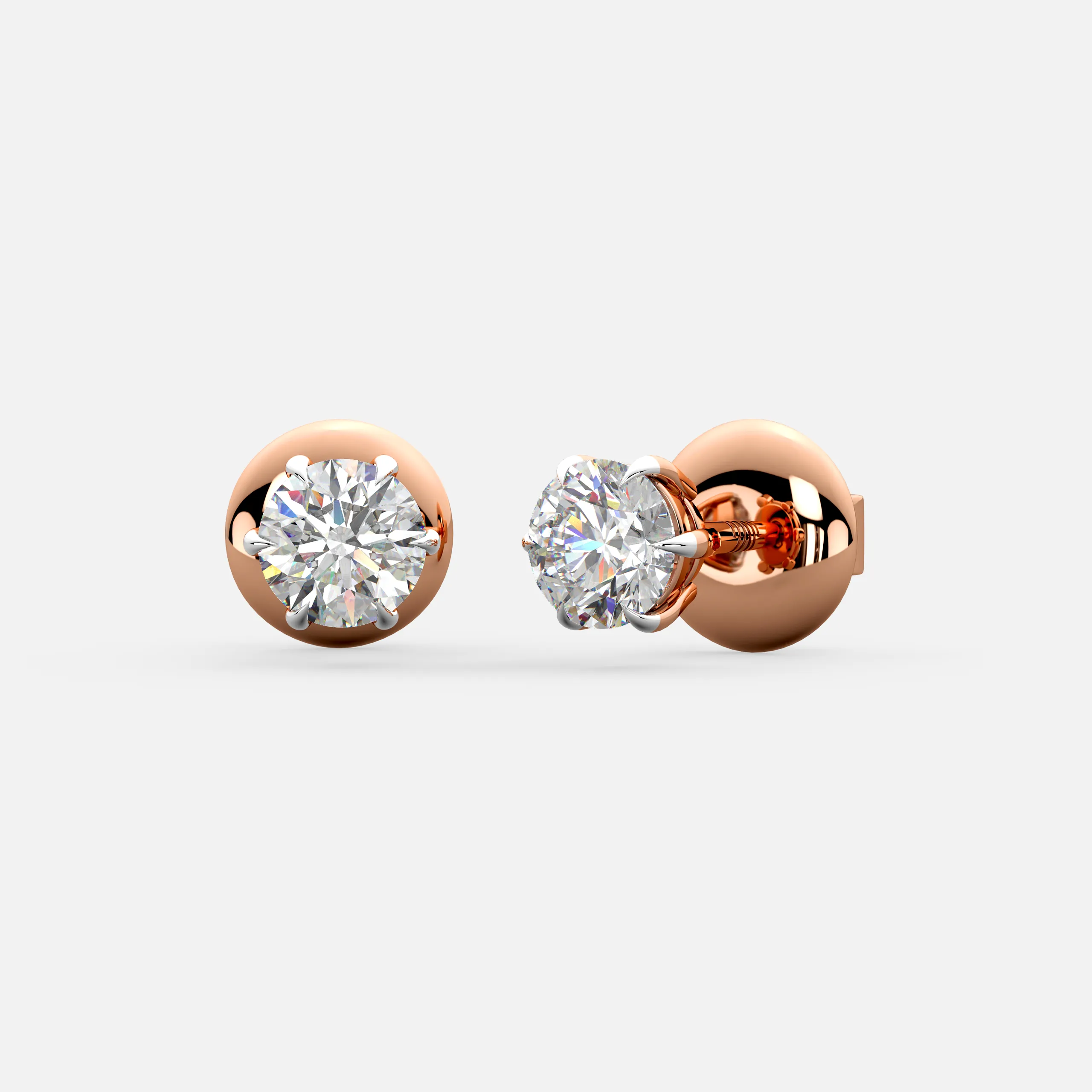 Eterna Round Earrings