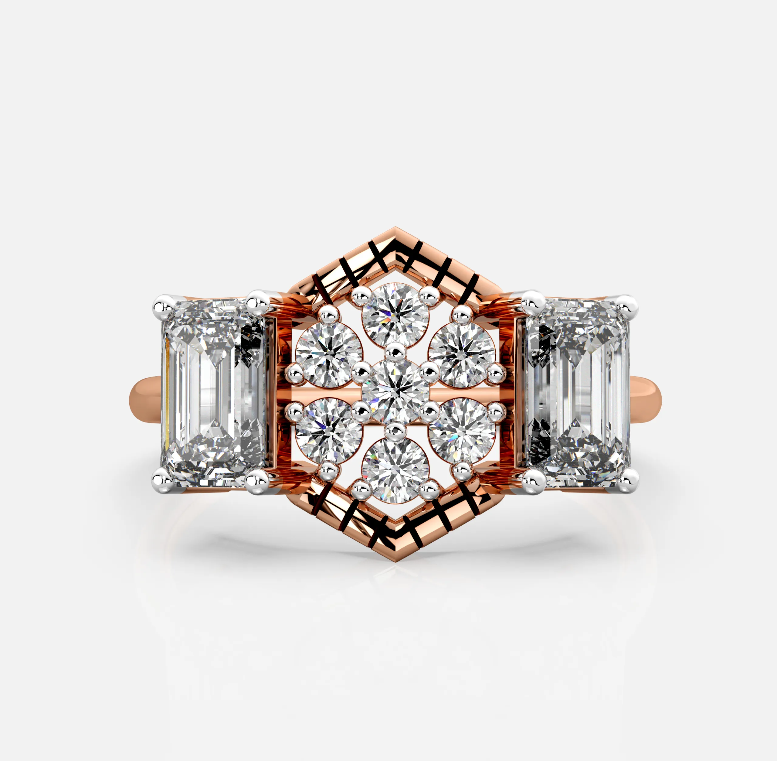 Cresta Bloom Diamond Ring