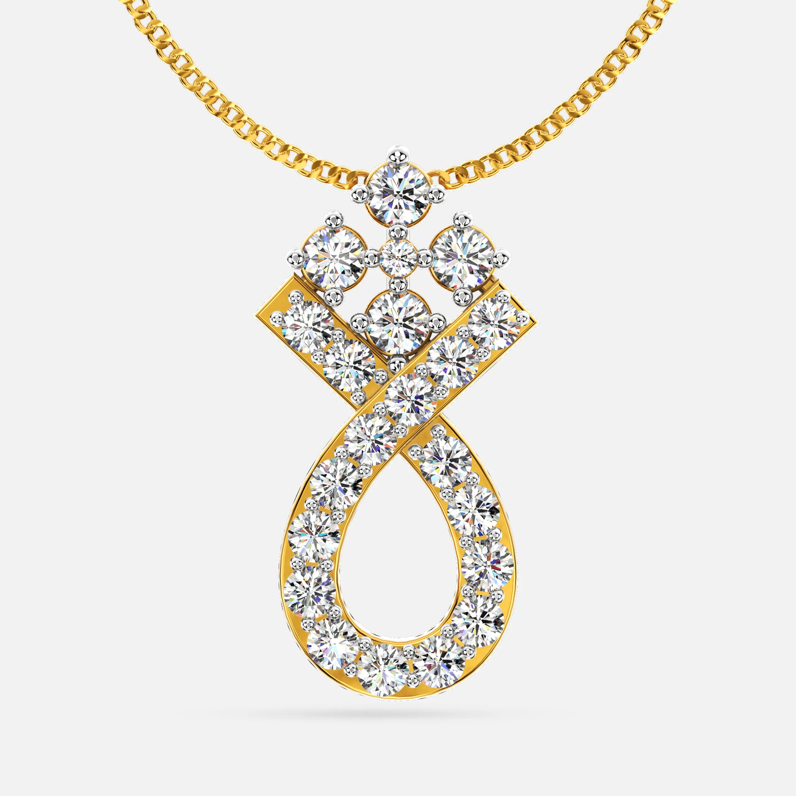 Infinite Flora Diamond Pendant