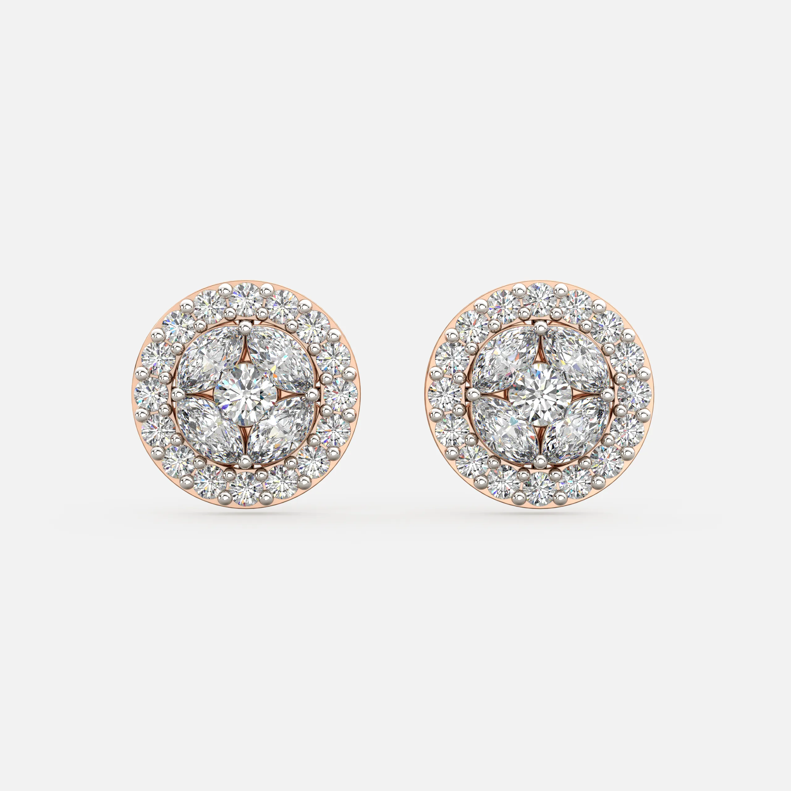 Celestial Bloom Diamond Earrings