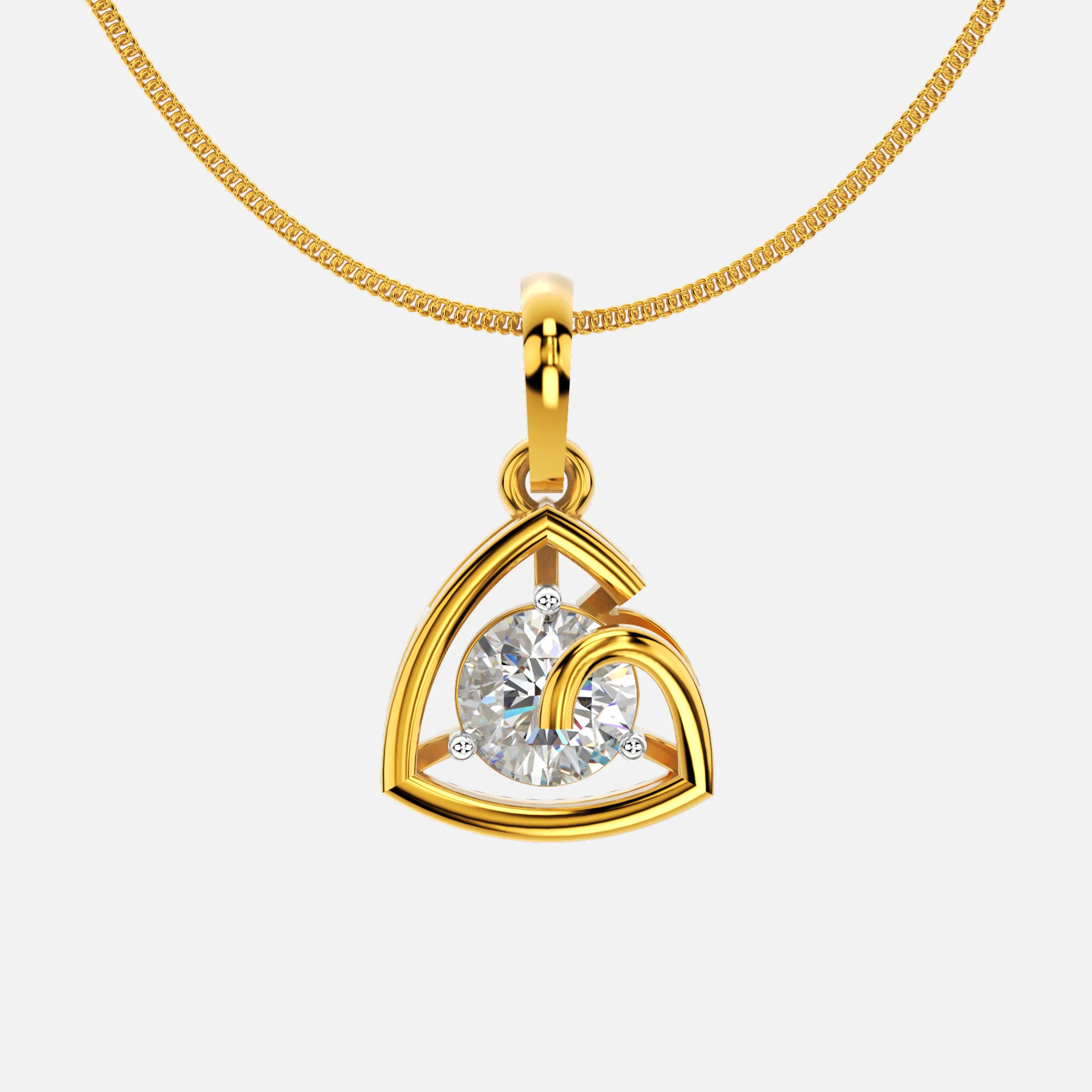 Sparkle Embrace Diamond Pendant