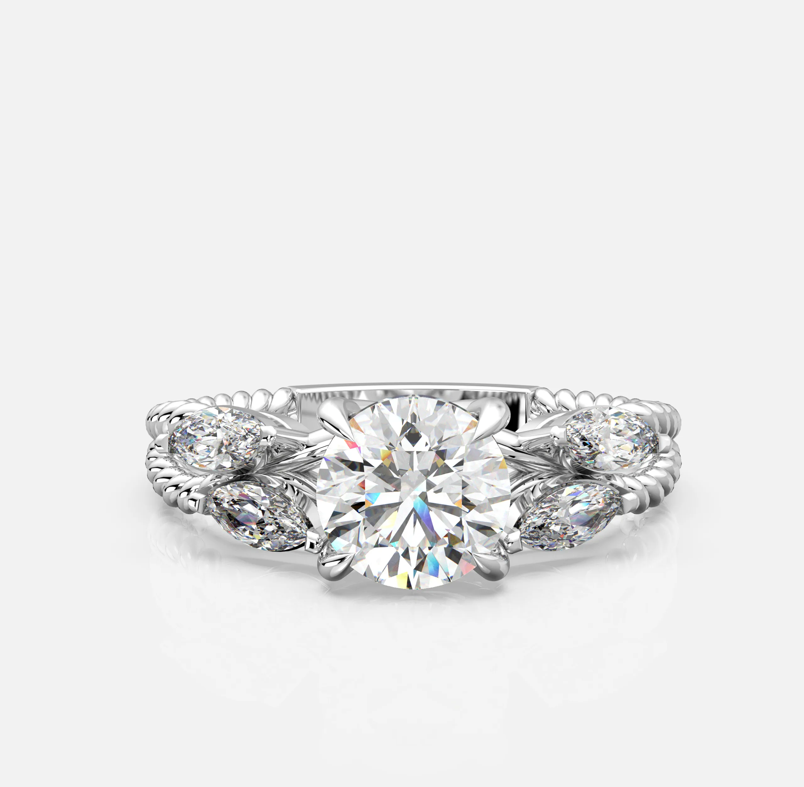 Rivara Twist Diamond Ring