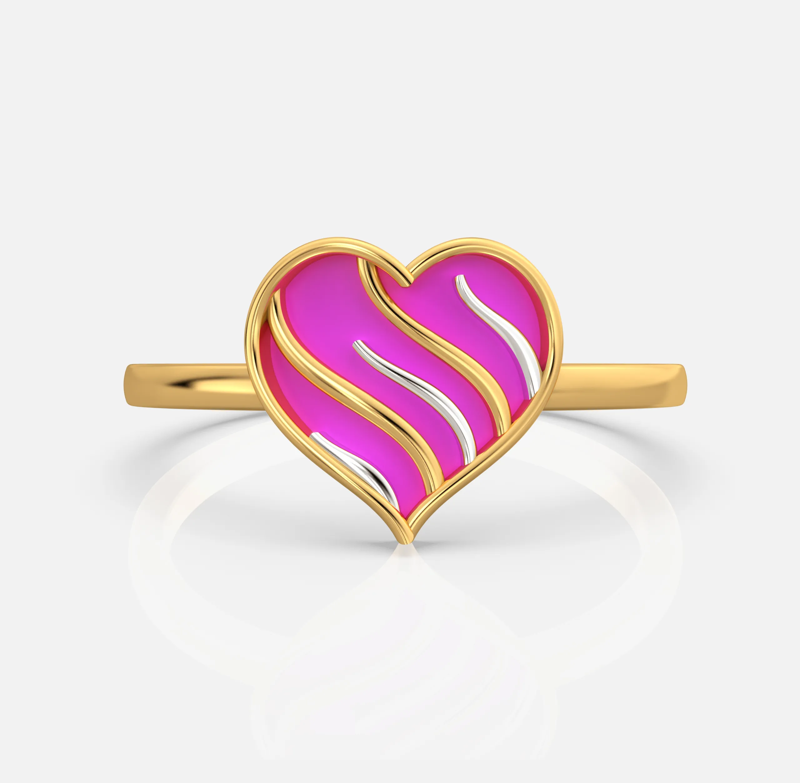 Amoura Wave Heart Ring