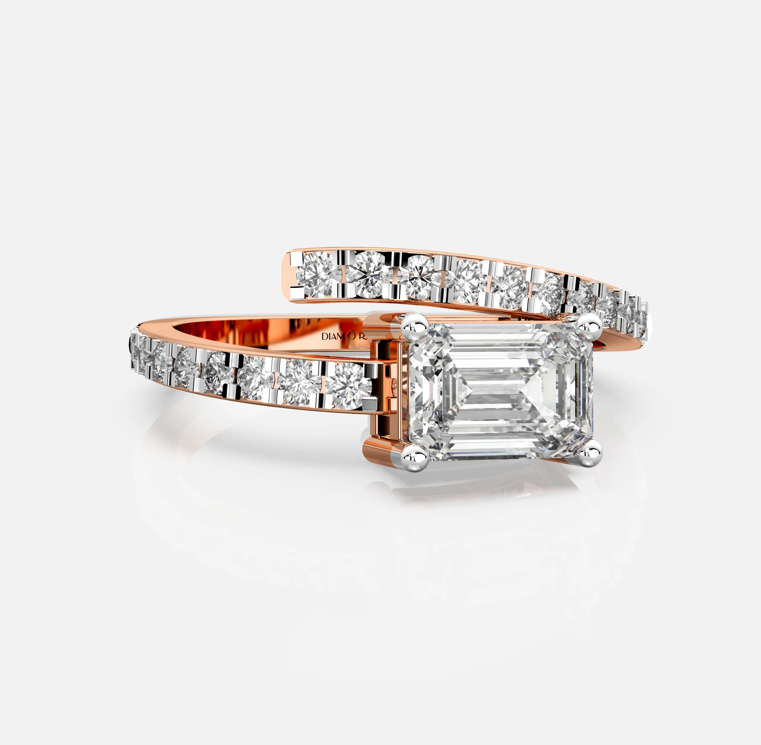 Radiance Flow Diamond Ring