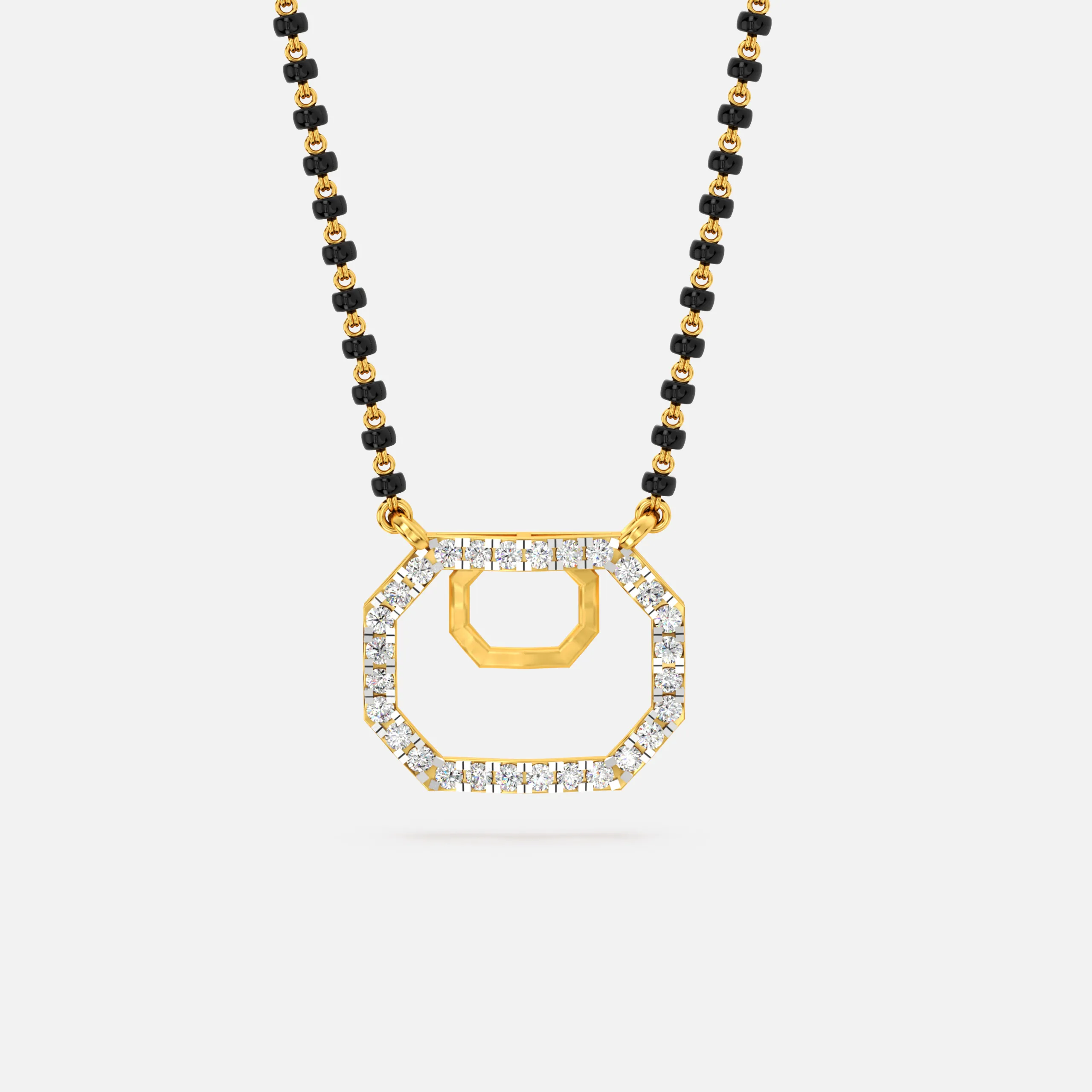 Hexa Halo Mangalsutra