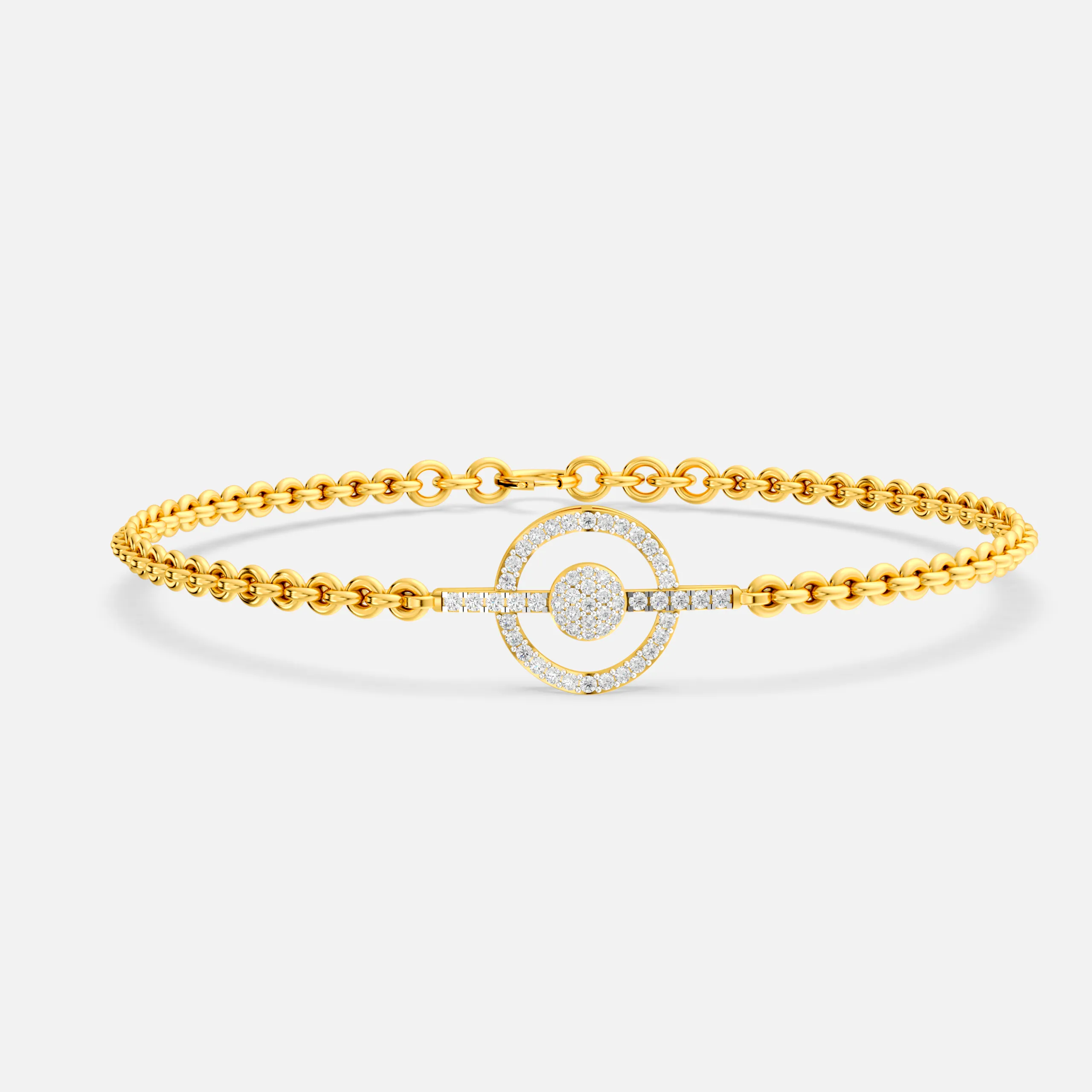 Circular Diamond Bracelet