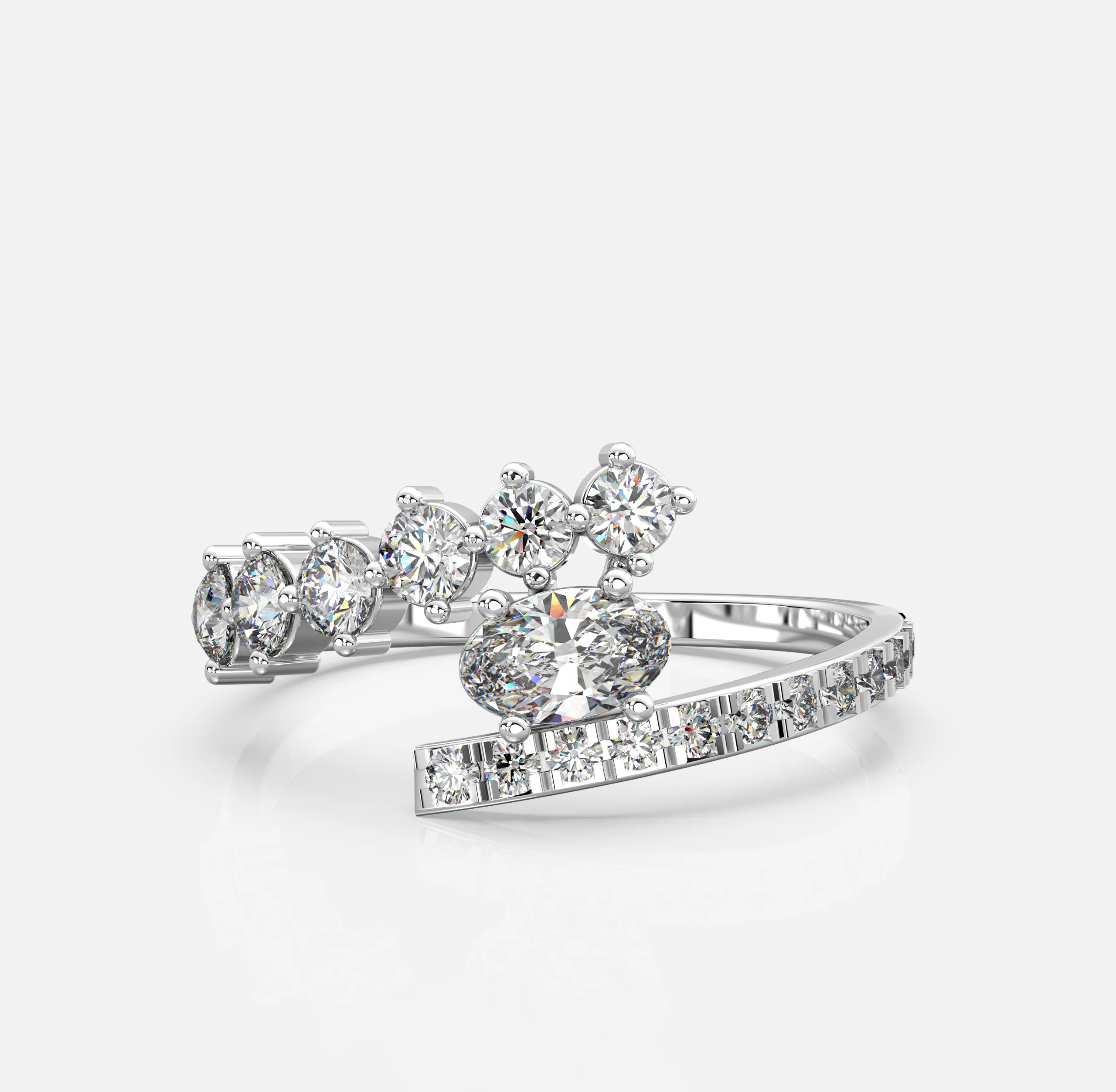 Petal Spiral Ring