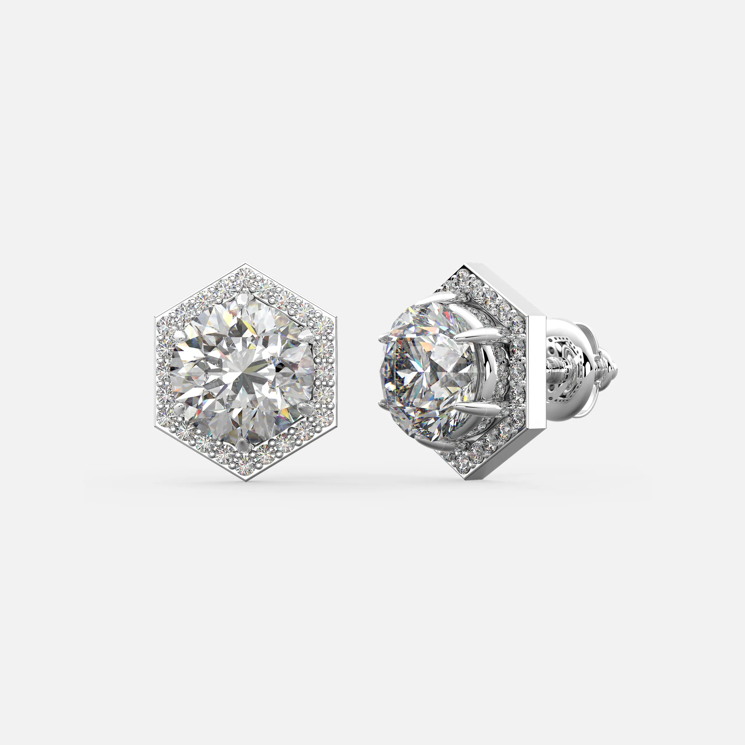 Luminous Hex Earrings
