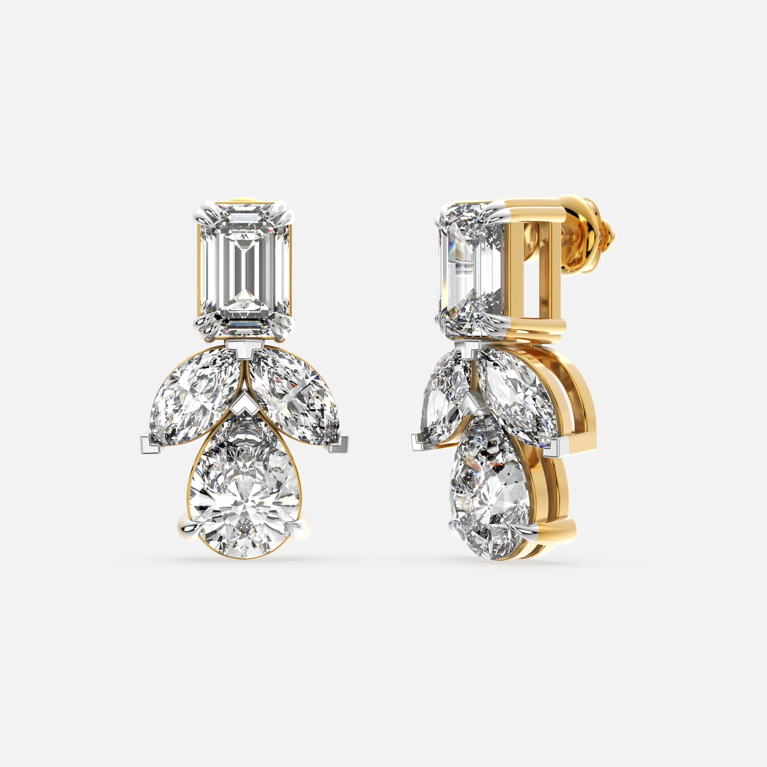 Shining Petal Earrings