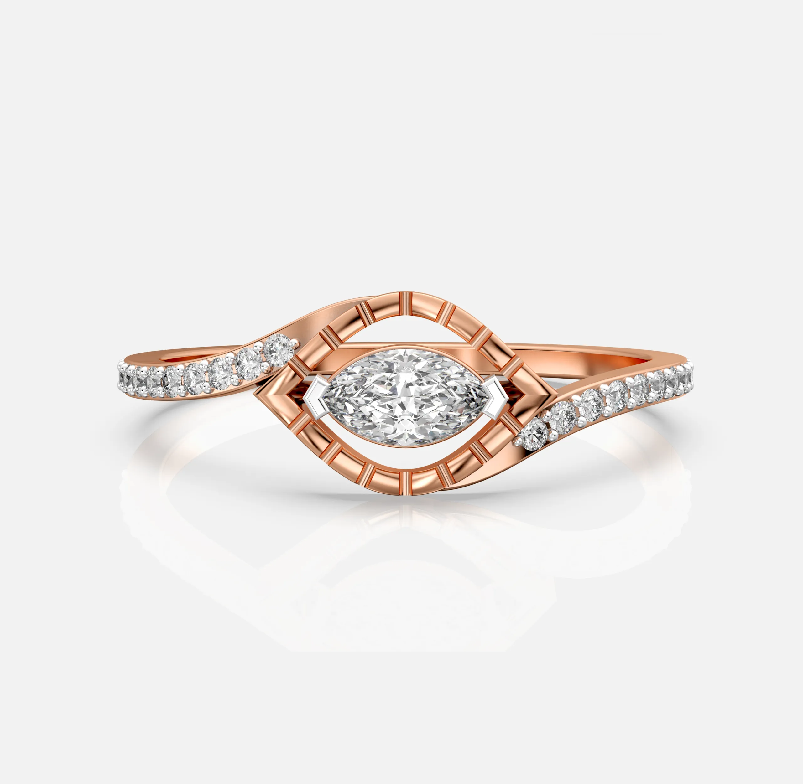 Eterna Eye Diamond Ring